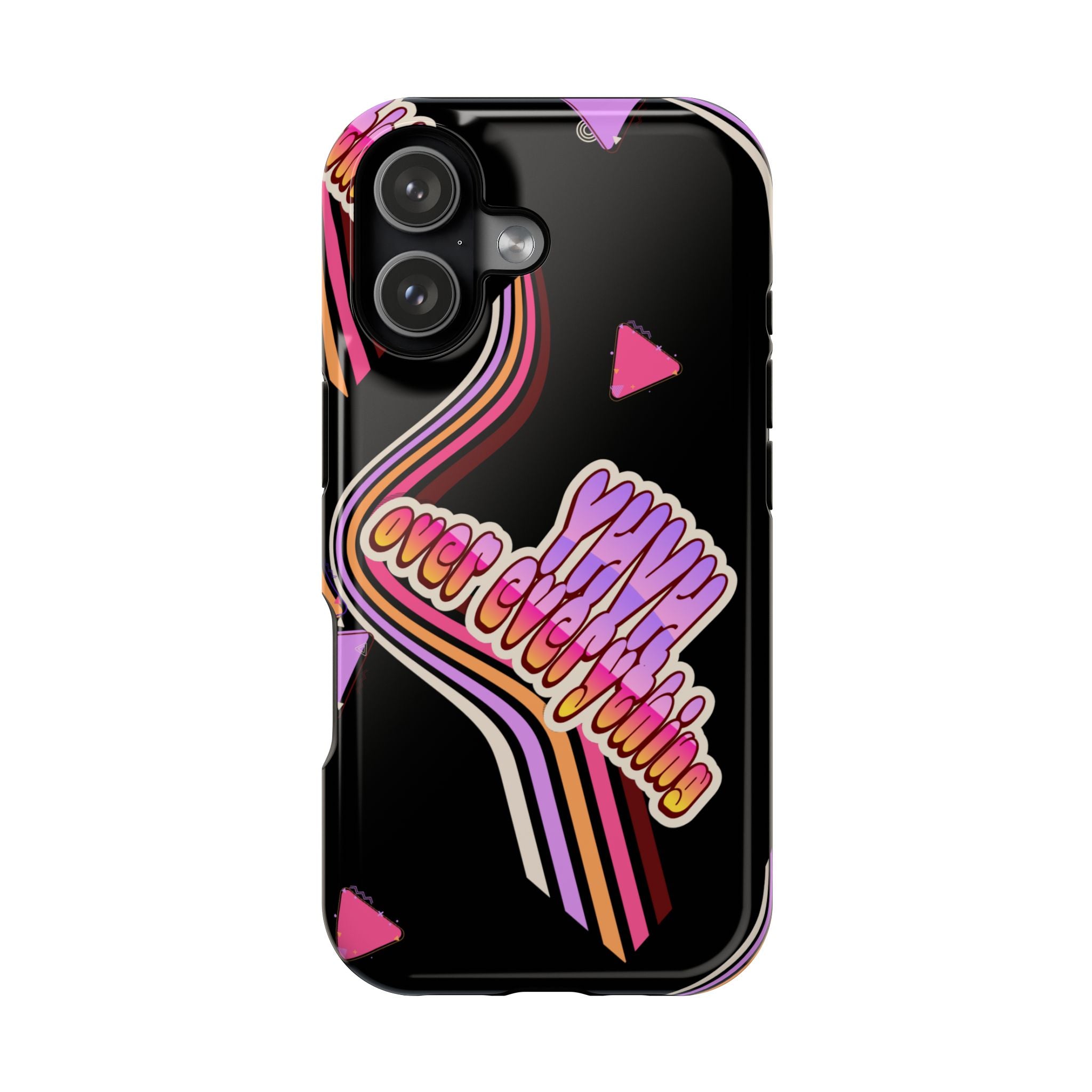 Retro 'YHVH over everything' Magnetic Phone Case — Impact-Resistant Protective Cover