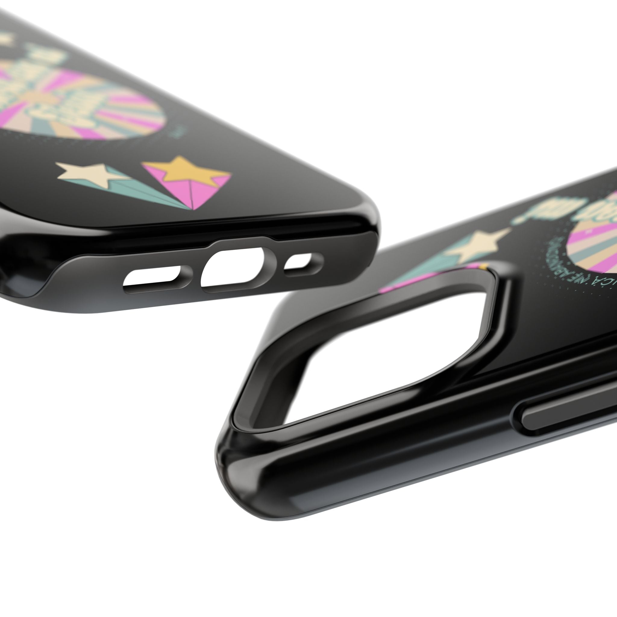 Mujeres Cover de Telefono Magnético e Impacto Resistente— "En Victoria con mi Jesús" Retro Star Design