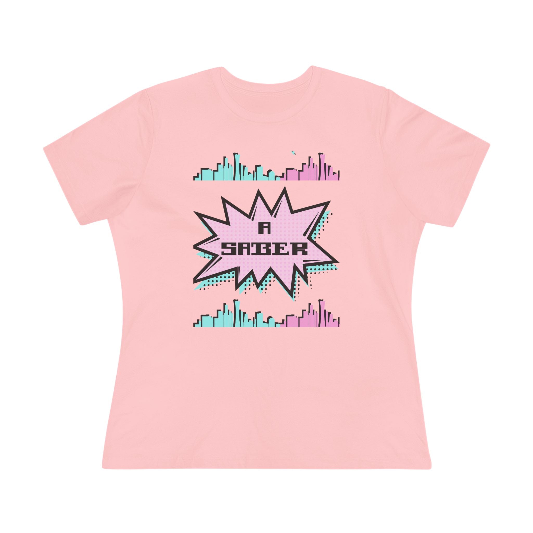 Women's Spanish 'A Saber' Cotton Tee – Retro Español Graphic T-Shirt