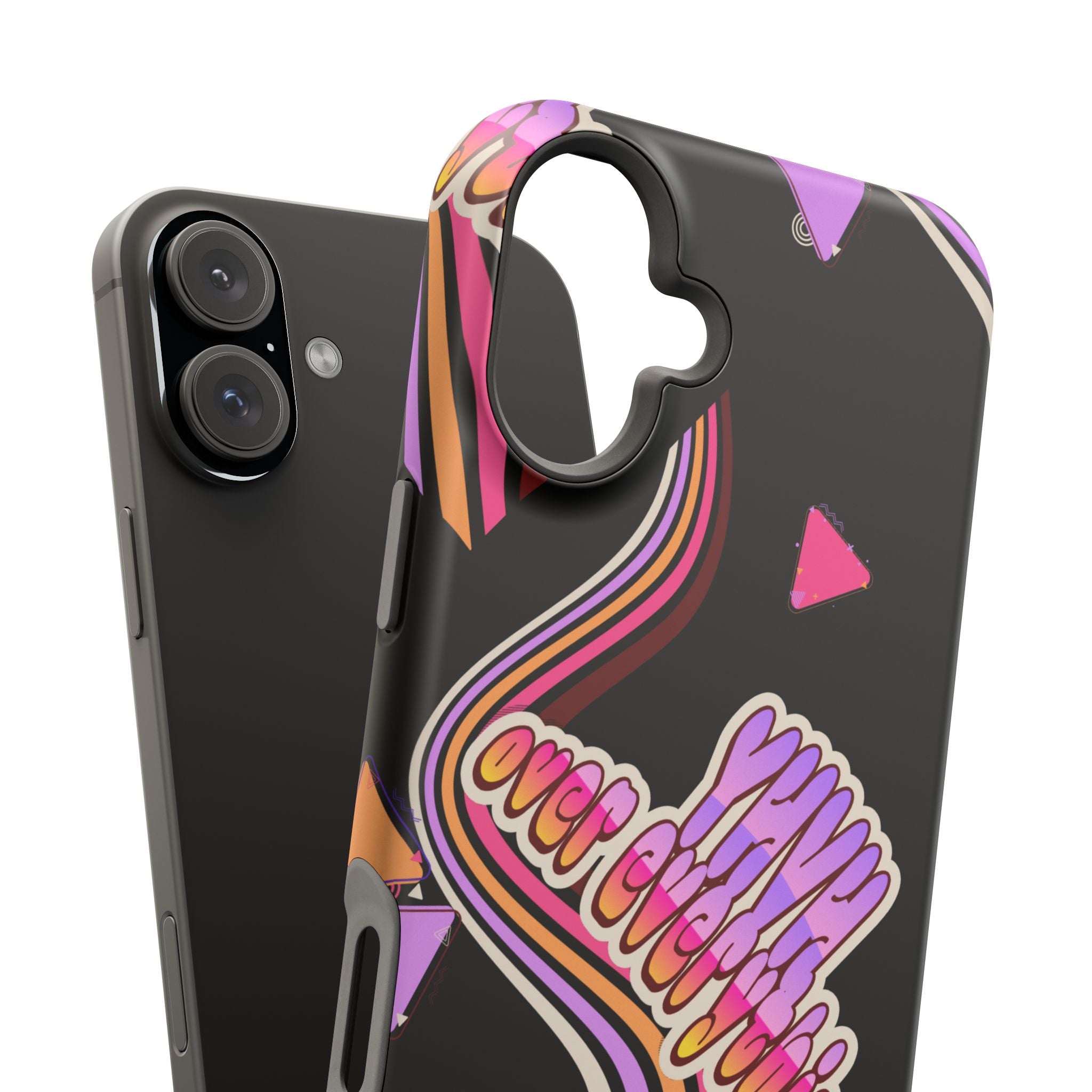 Retro 'YHVH over everything' Magnetic Phone Case — Impact-Resistant Protective Cover