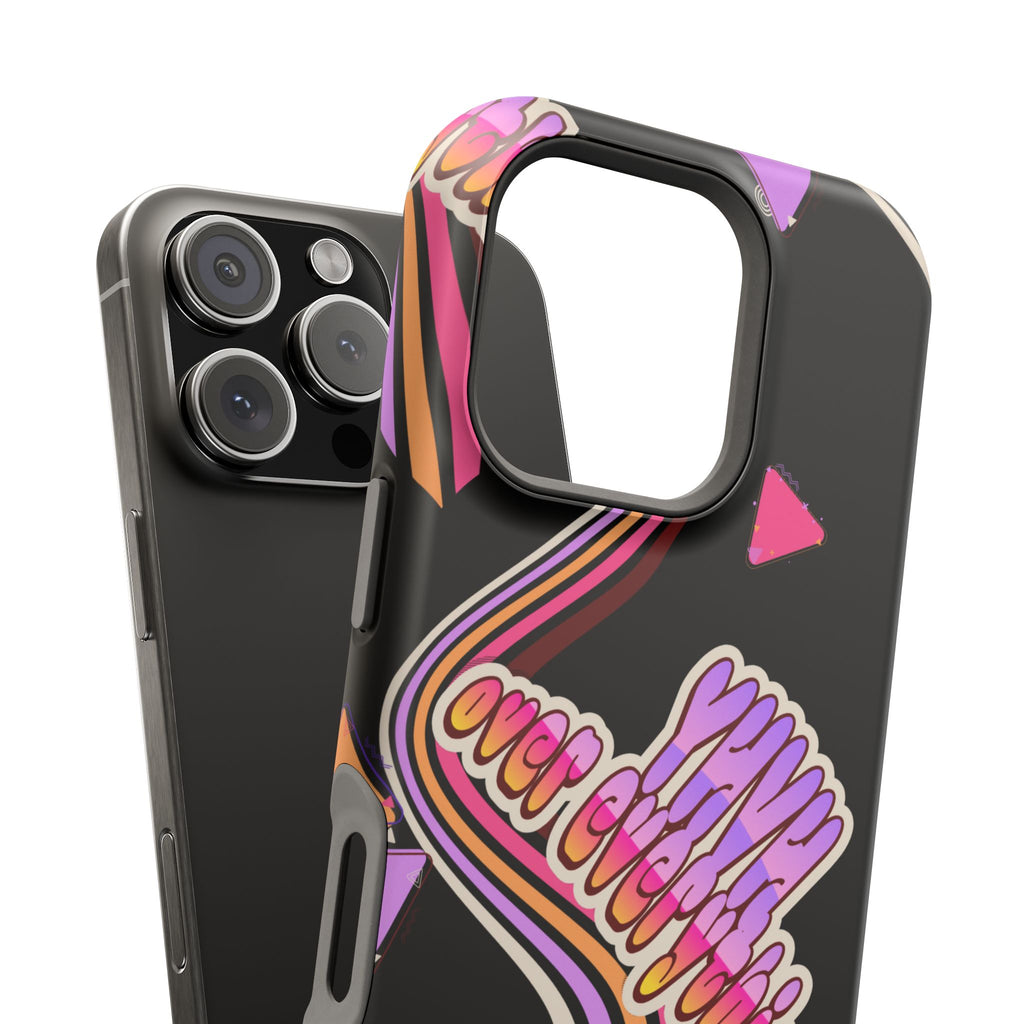 Retro 'YHVH over everything' Magnetic Phone Case — Impact-Resistant Protective Cover