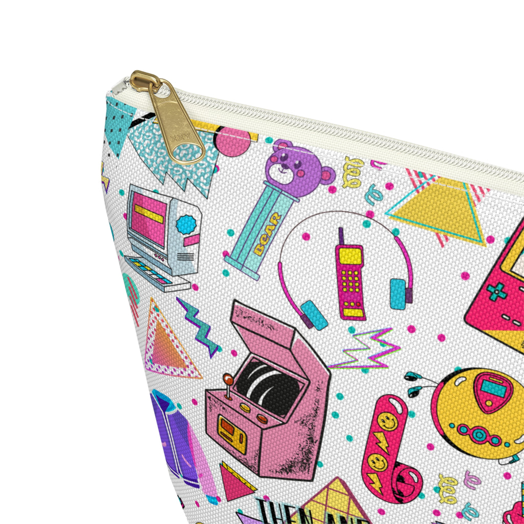 "Then and now God is good" Accessory Pouch — 80's & 90's nostalgia Graphic Bag