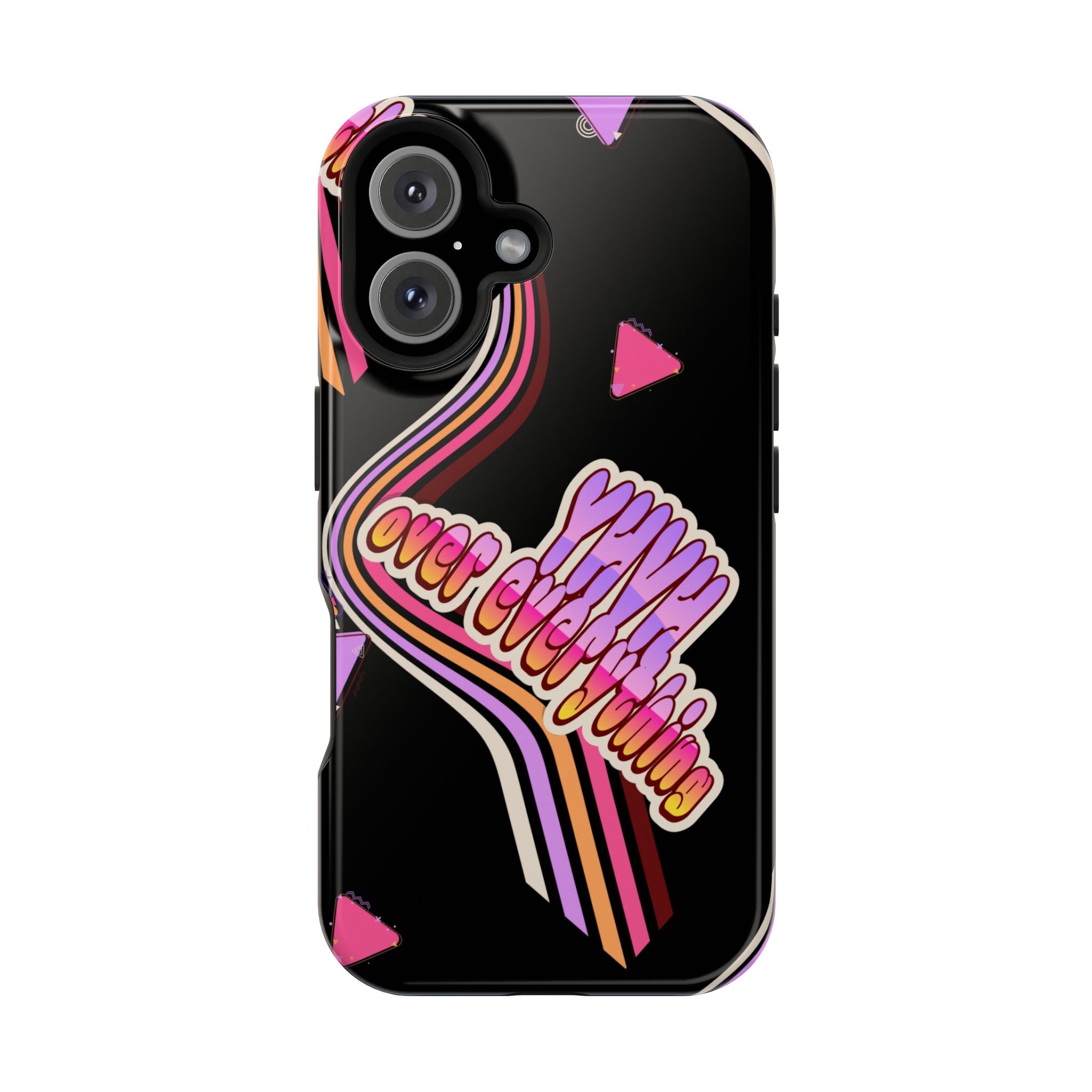 Retro 'YHVH over everything' Magnetic Phone Case — Impact-Resistant Protective Cover
