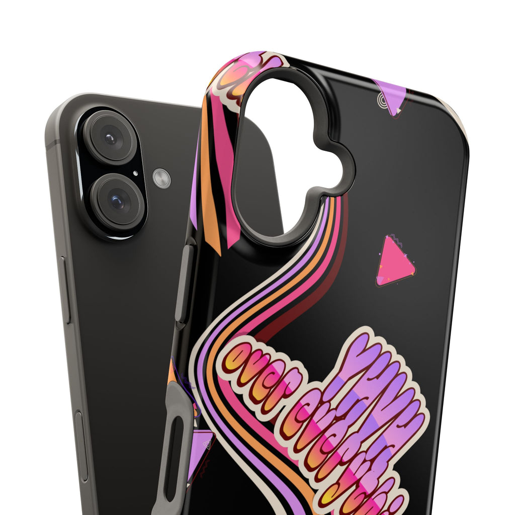 Retro 'YHVH over everything' Magnetic Phone Case — Impact-Resistant Protective Cover