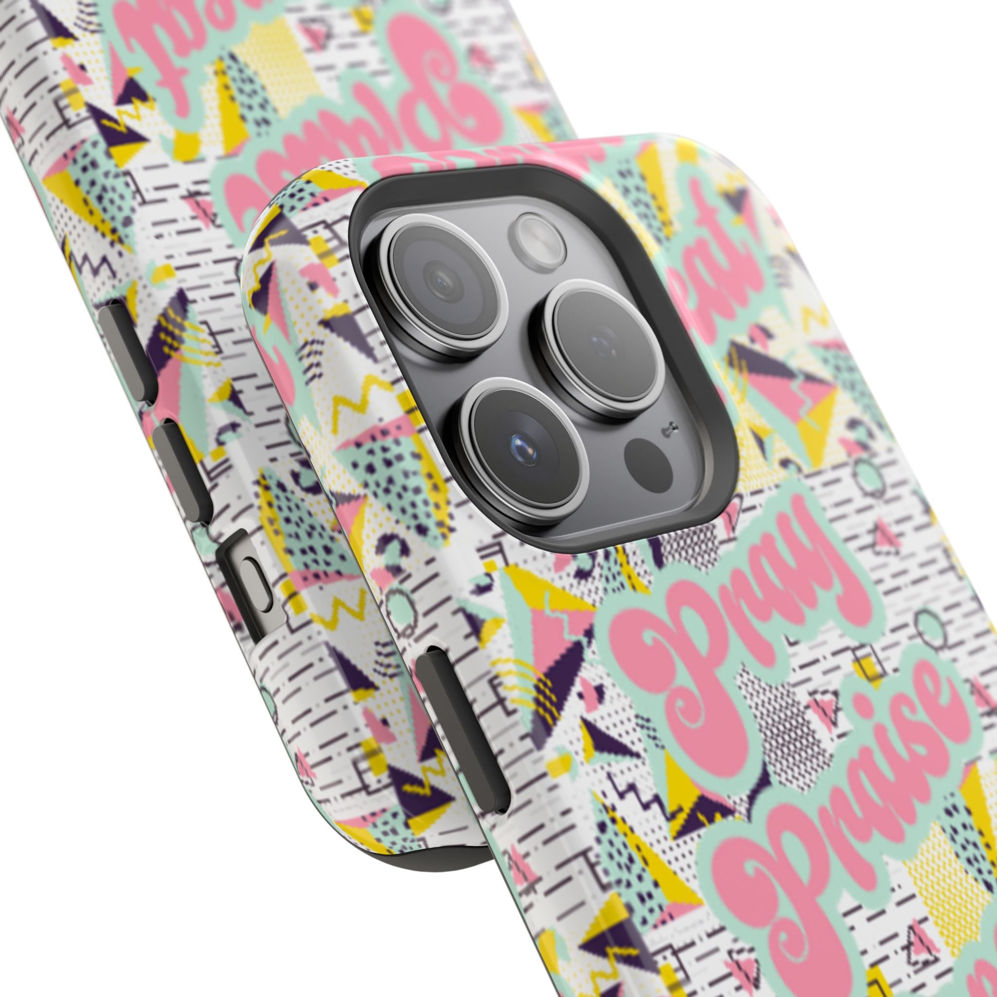 Retro Pray Praise Repeat Women's  Phone Case- Impact-Resistant Cases
