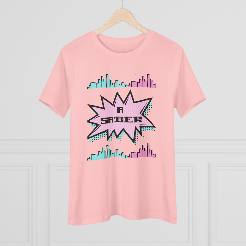 Women's Spanish 'A Saber' Cotton Tee – Retro Español Graphic T-Shirt