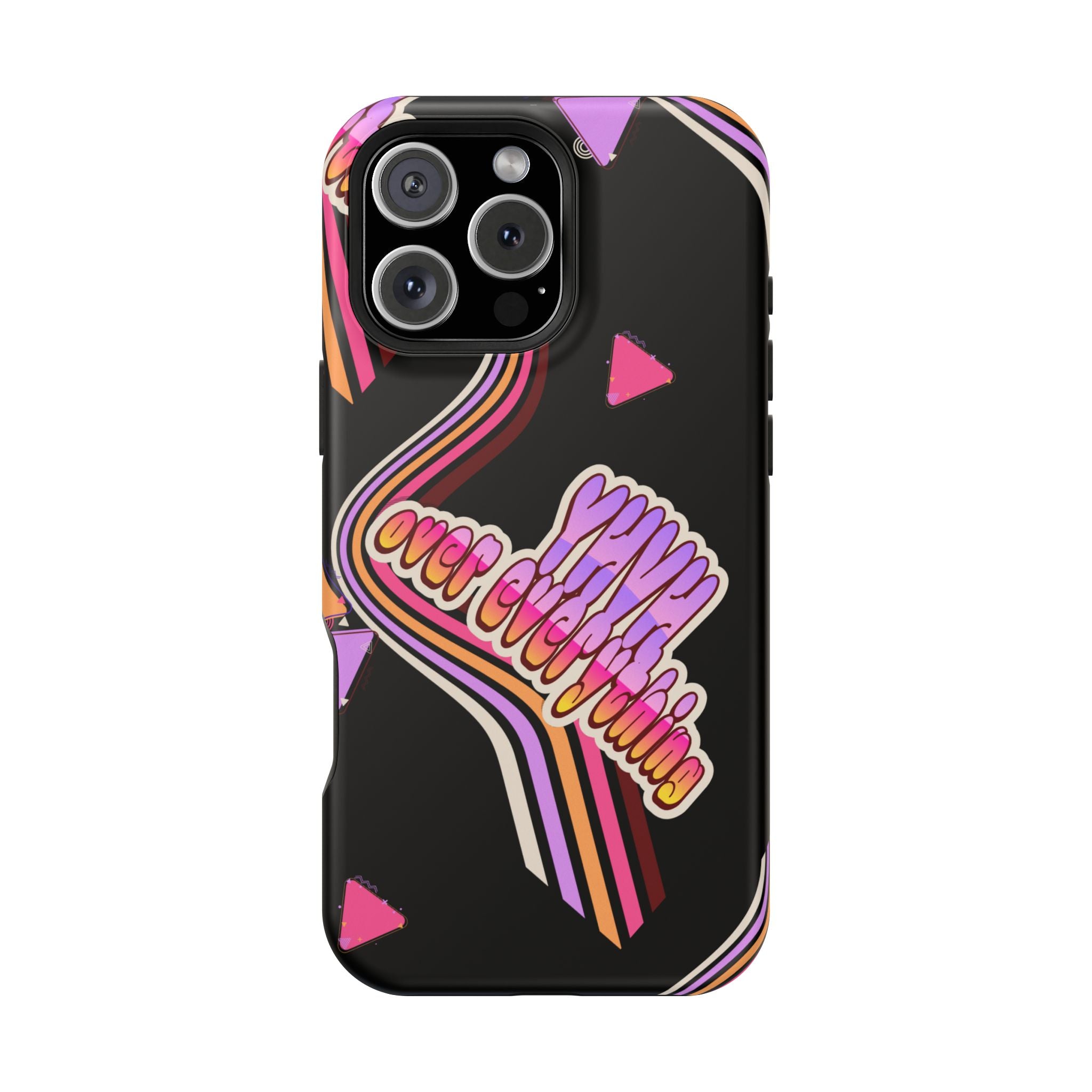 Retro 'YHVH over everything' Magnetic Phone Case — Impact-Resistant Protective Cover