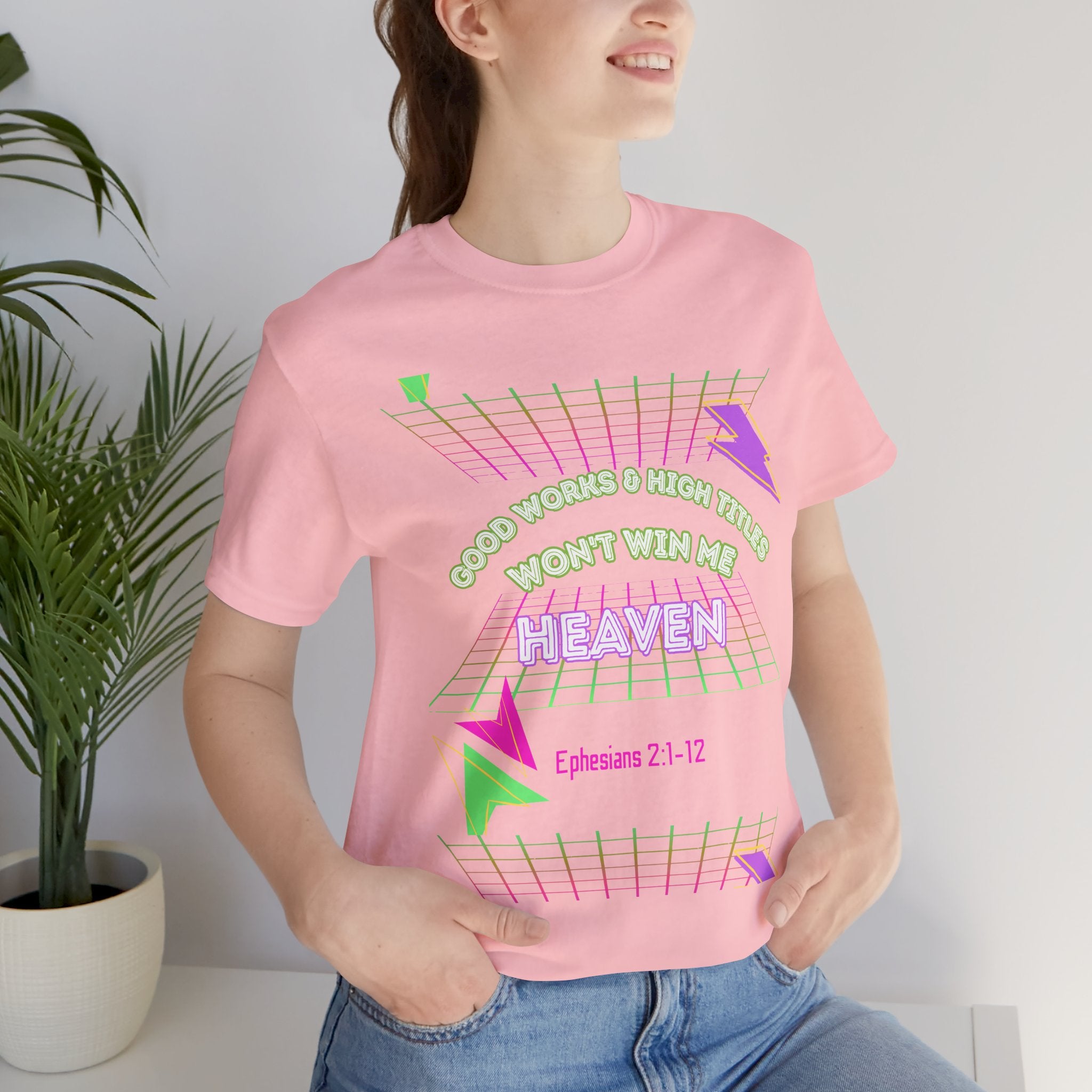 Woman's "Good works" Retro Tee— Ephesians 2:1-12 Retro Christian T-Shirt