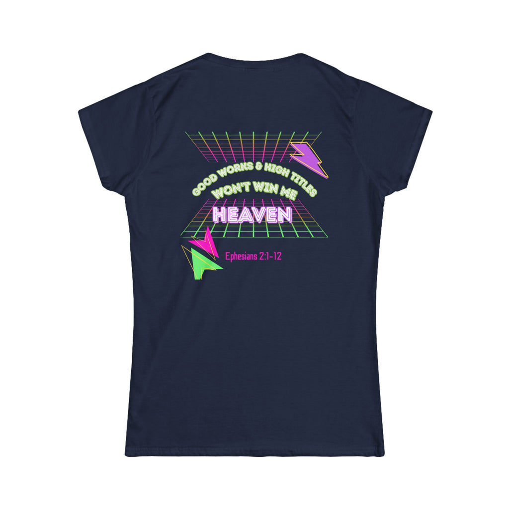 Woman's "Good works" Retro Tee— Ephesians 2:1-12 Retro Christian T-Shirt