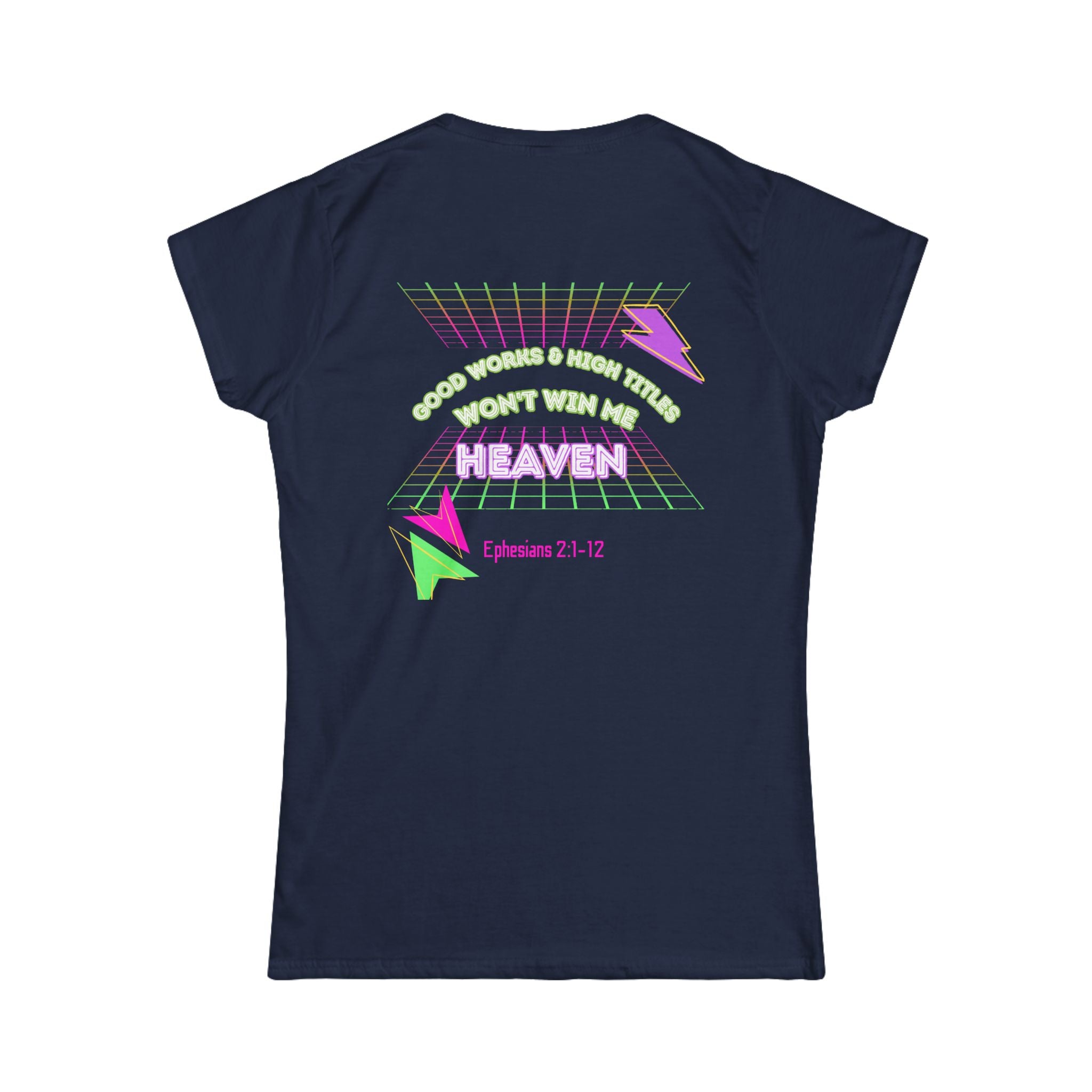 Woman's "Good works" Retro Tee— Ephesians 2:1-12 Retro Christian T-Shirt