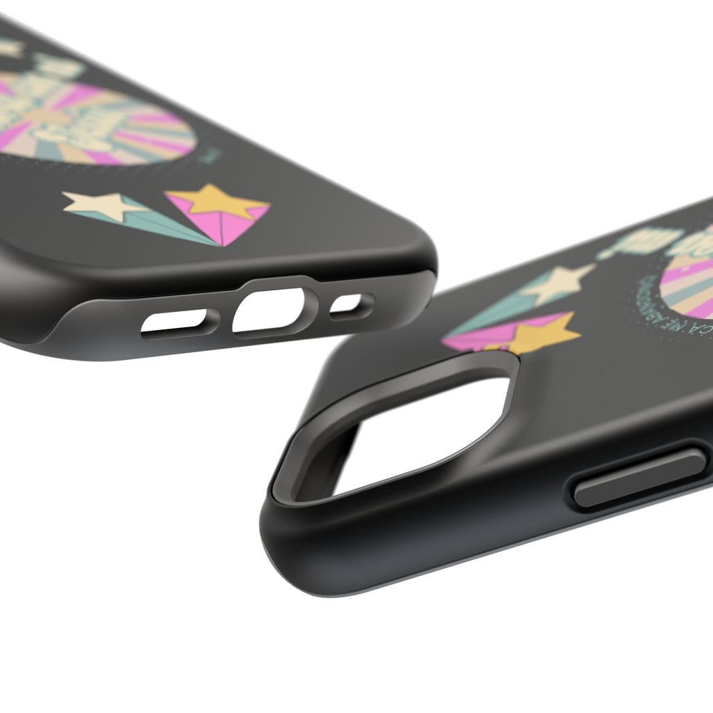 Mujeres Cover de Telefono Magnético e Impacto Resistente— "En Victoria con mi Jesús" Retro Star Design
