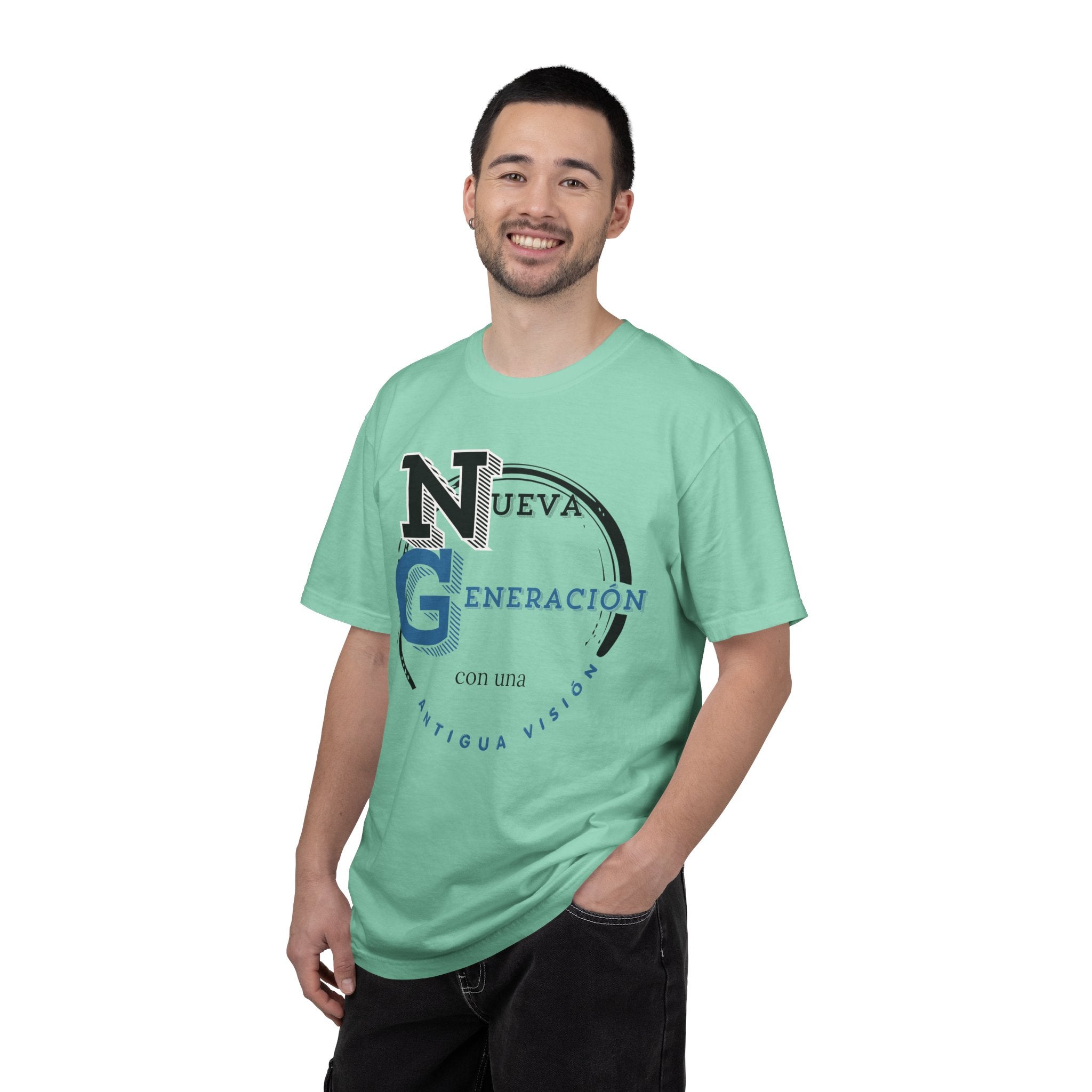 Romanos 1:16 Camisa de Hombres  — "Nueva Generación" Faith T‑Shirt