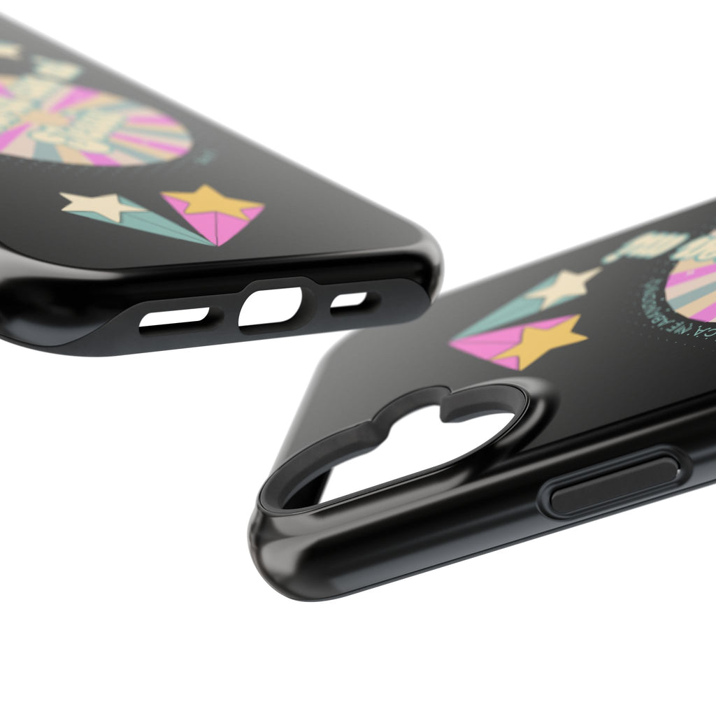 Mujeres Cover de Telefono Magnético e Impacto Resistente— "En Victoria con mi Jesús" Retro Star Design