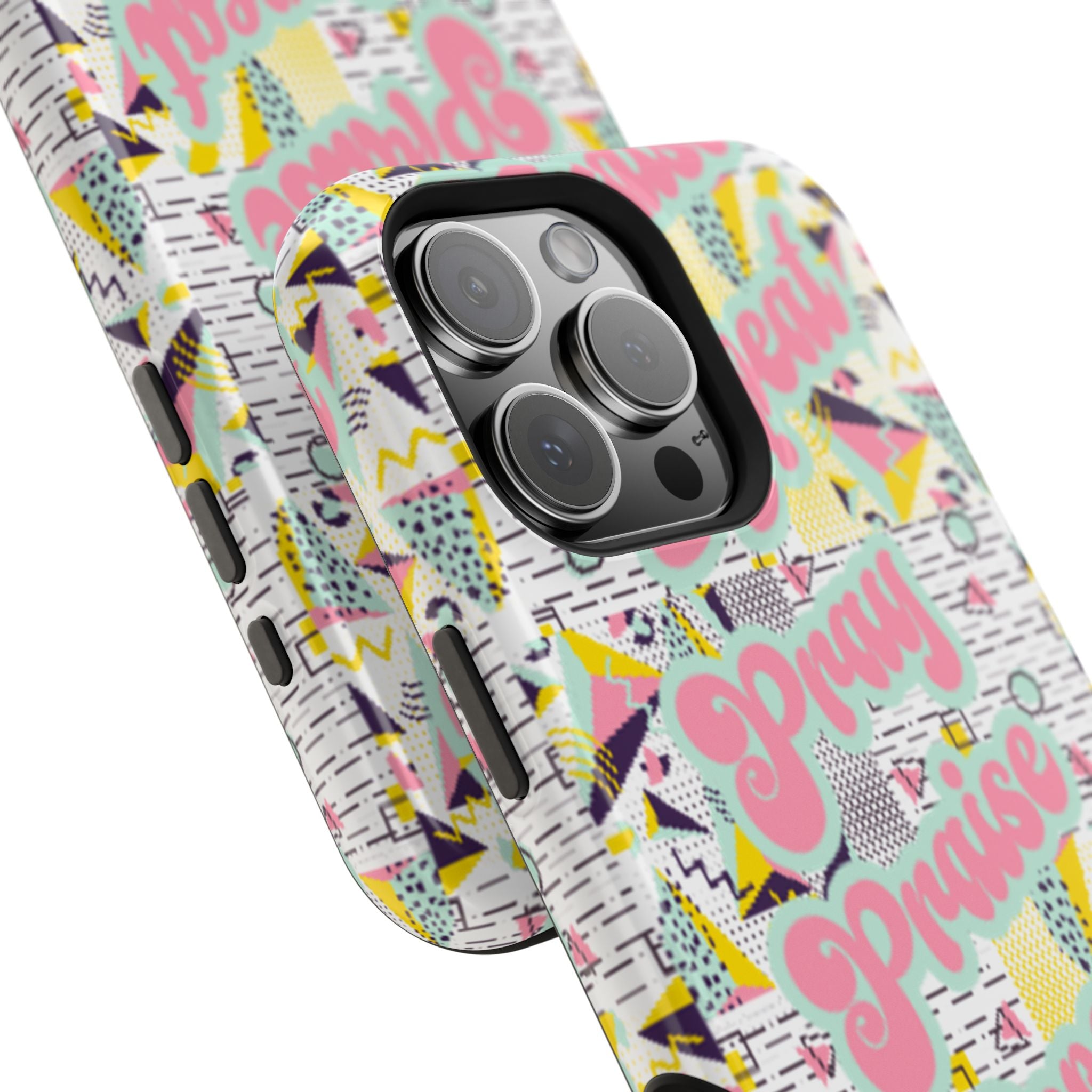 Retro Pray Praise Repeat Women's  Phone Case- Impact-Resistant Cases