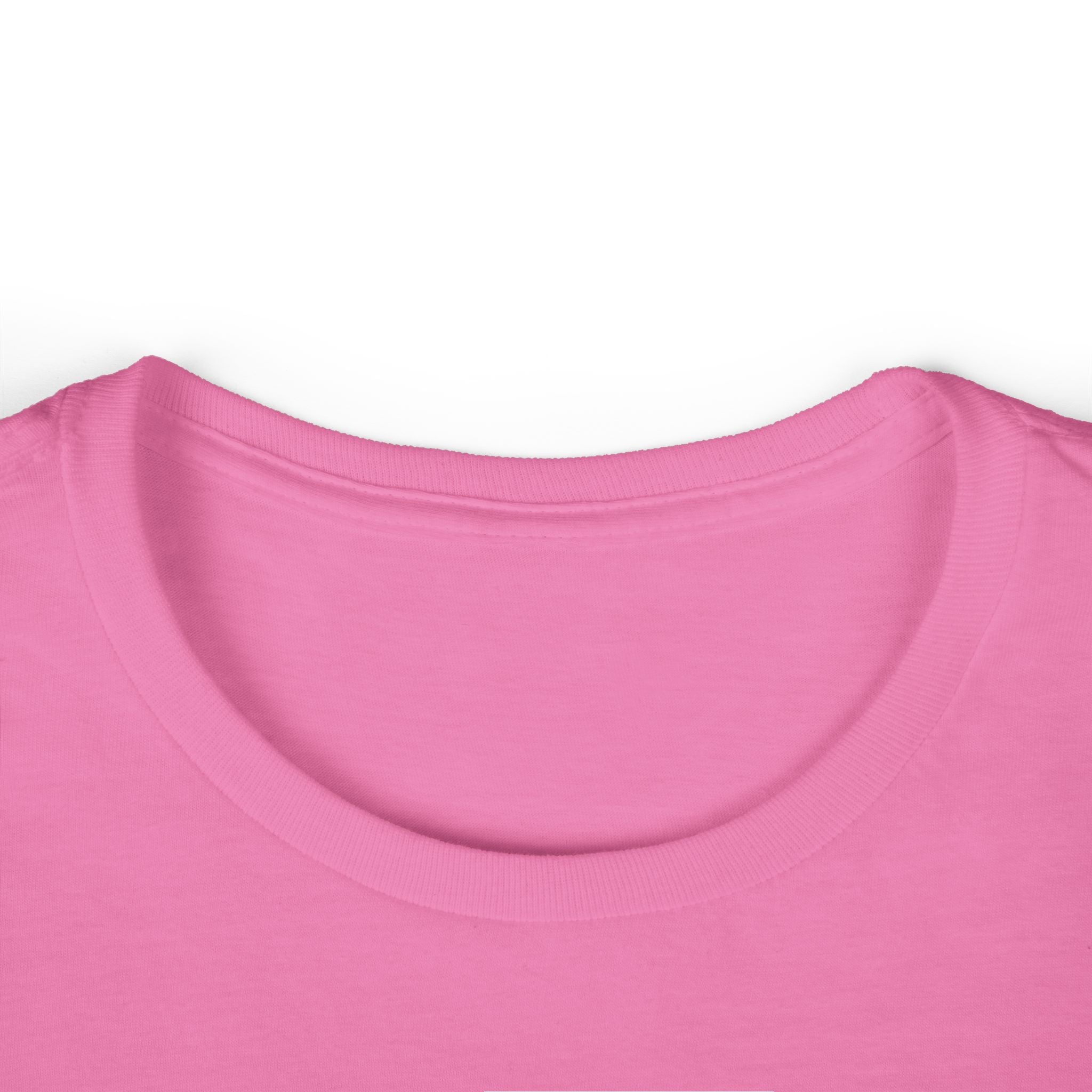 Woman's "Born Again" Tee — Retro Pink Christian Women’s T‑Shirt