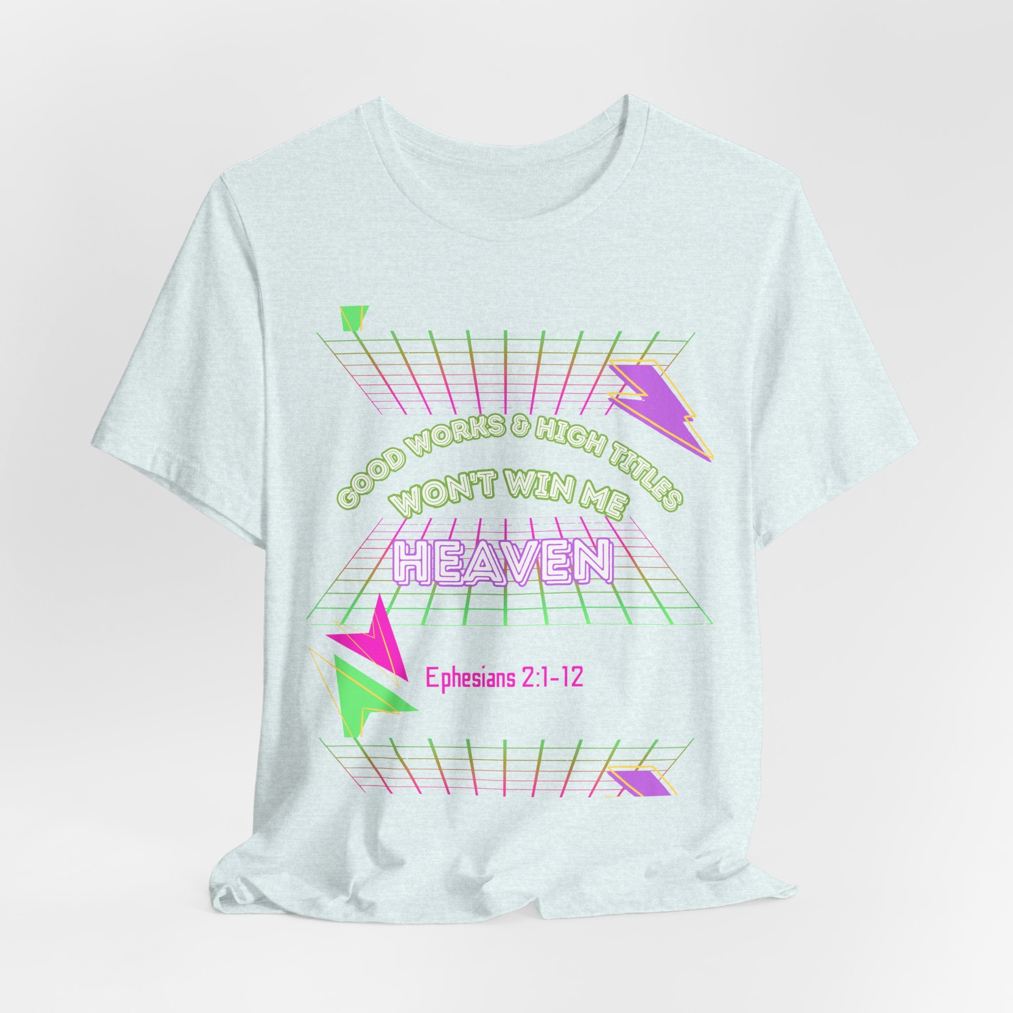 Woman's "Good works" Retro Tee— Ephesians 2:1-12 Retro Christian T-Shirt