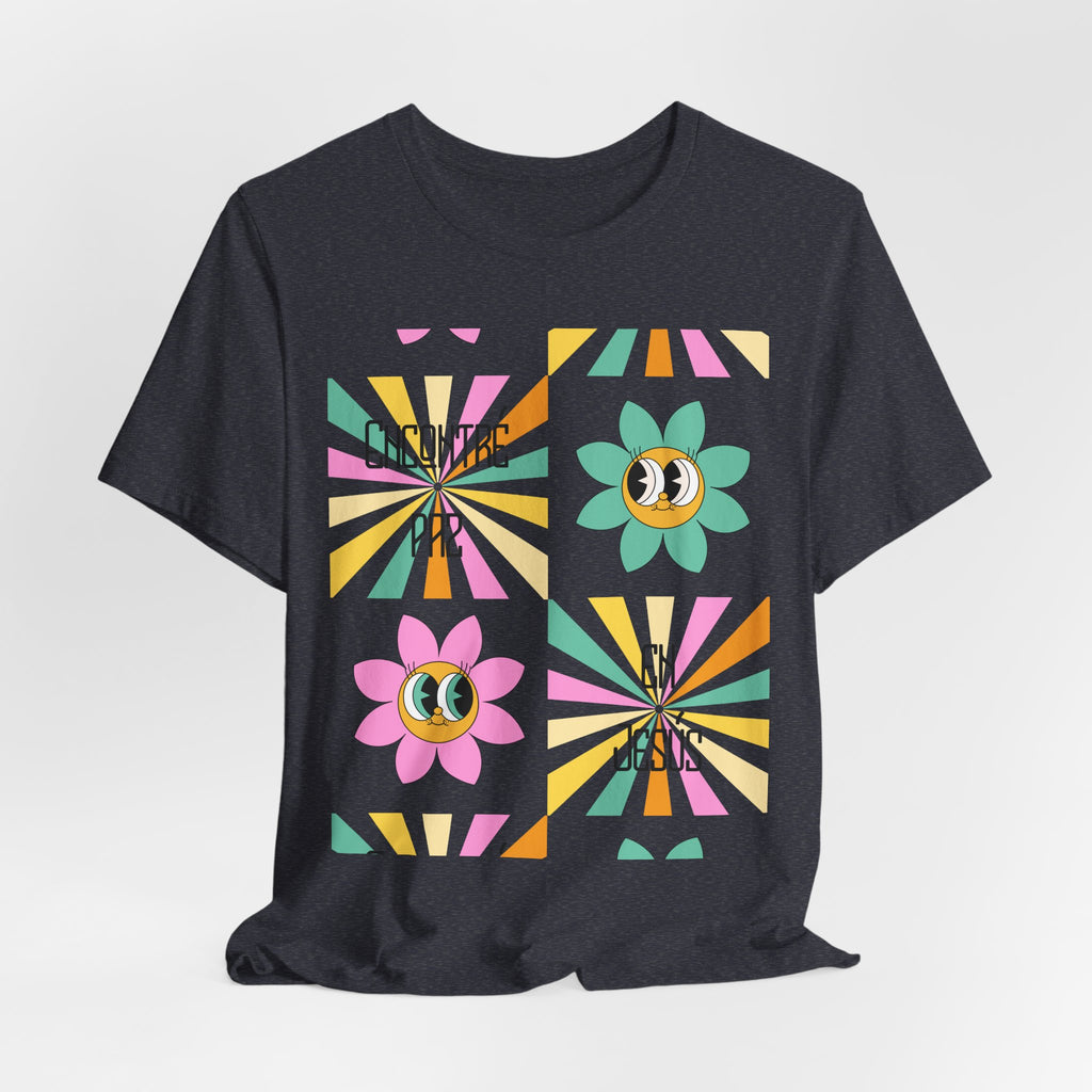Woman's Spanish "Encontré paz en Jesús"- Camisa Retro Español