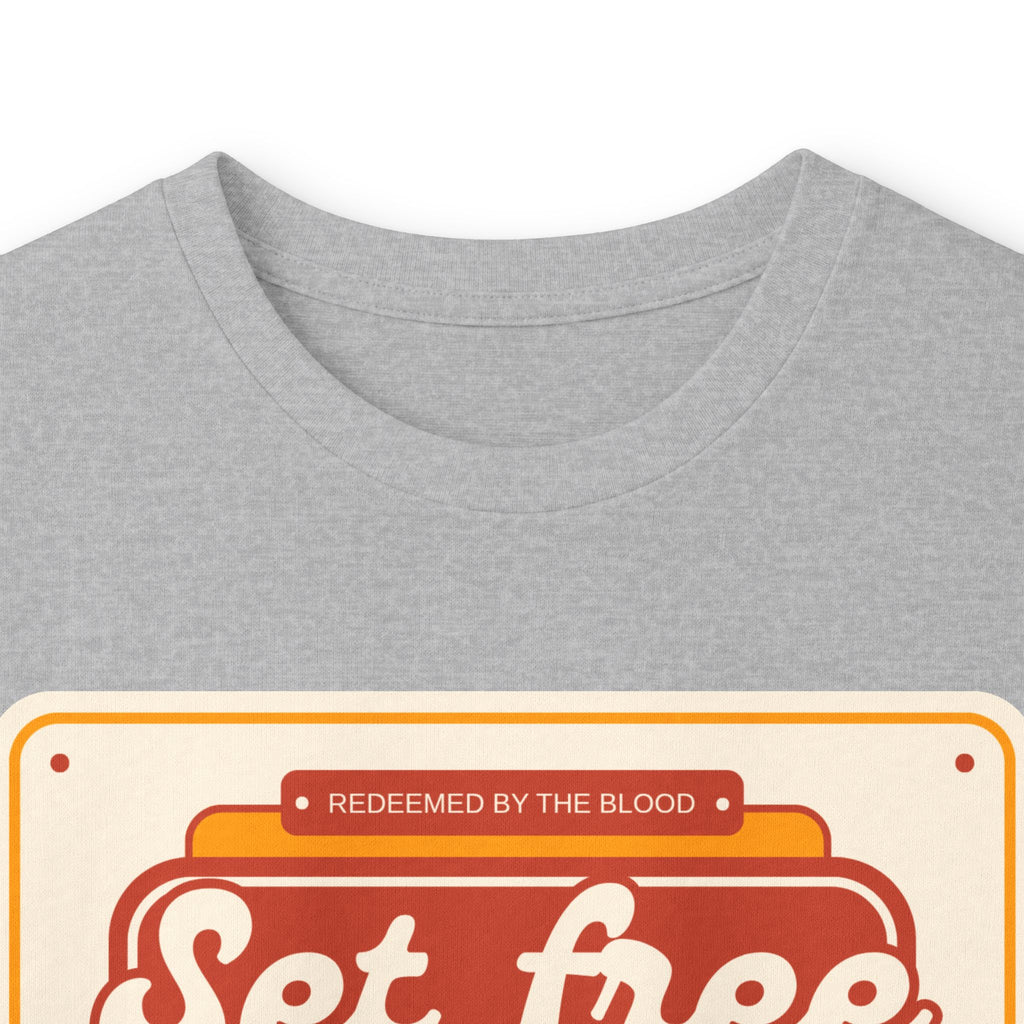 Men's 'Set free indeed' - Ultra Cotton Long Sleeve Tee