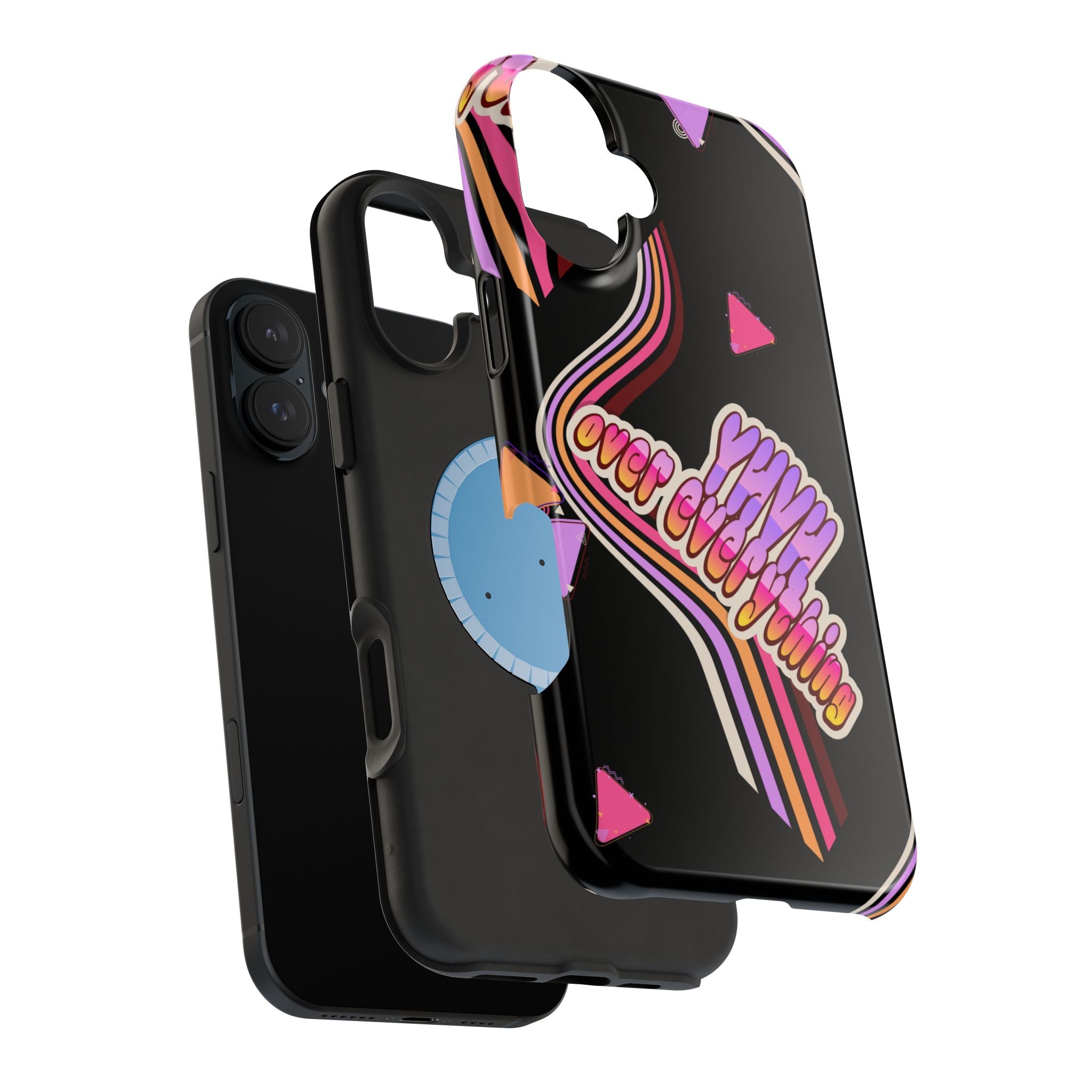 Retro 'YHVH over everything' Magnetic Phone Case — Impact-Resistant Protective Cover