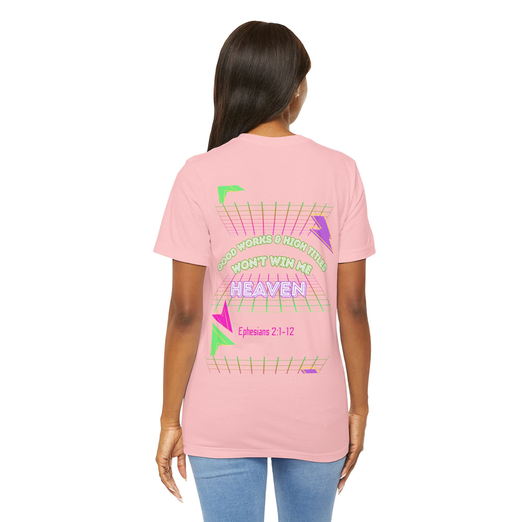 Woman's "Good works" Retro Tee— Ephesians 2:1-12 Retro Christian T-Shirt