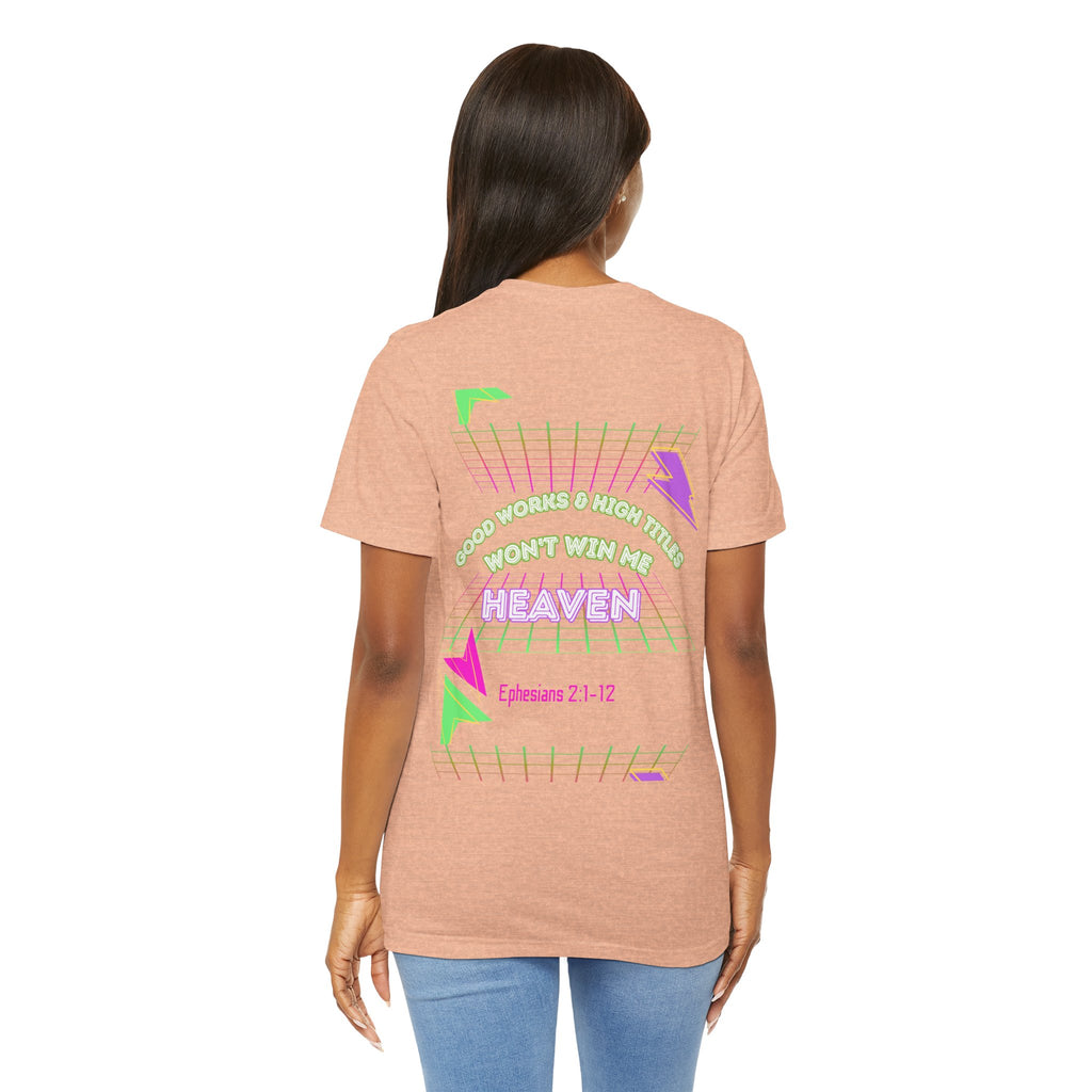 Woman's "Good works" Retro Tee— Ephesians 2:1-12 Retro Christian T-Shirt