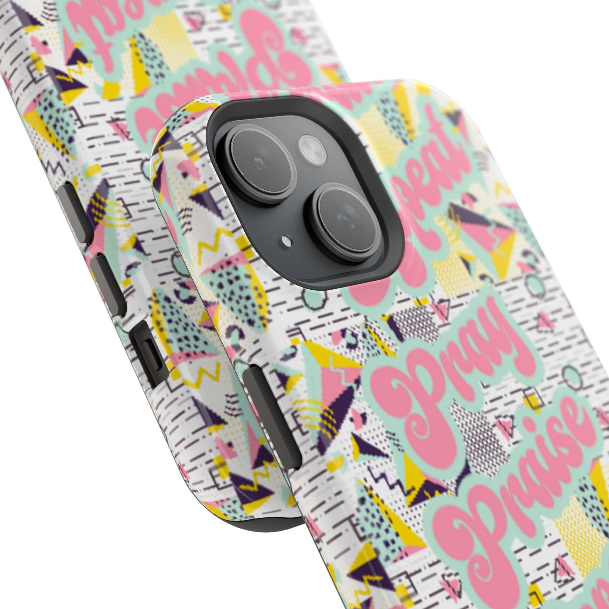 Retro Pray Praise Repeat Women's  Phone Case- Impact-Resistant Cases