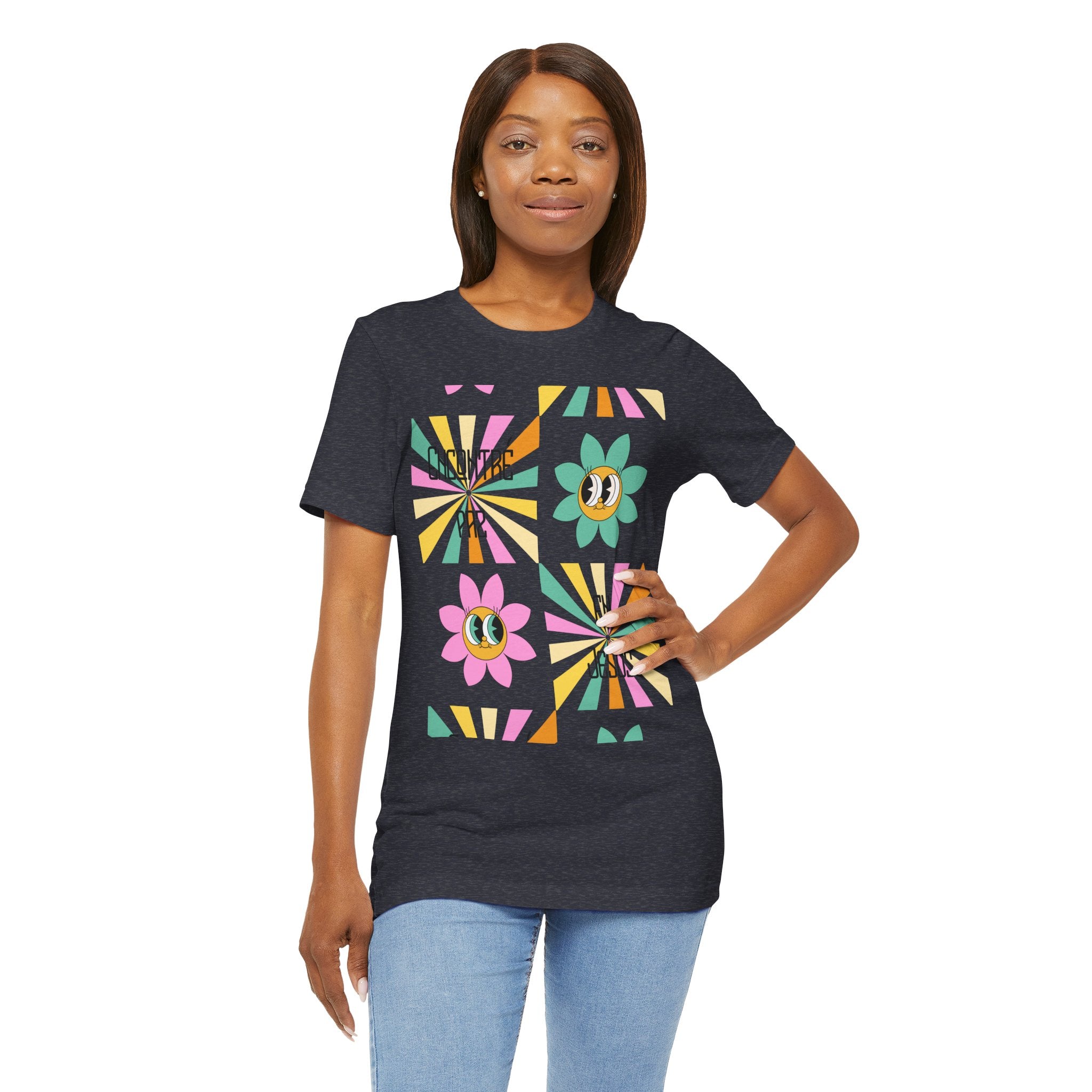 Woman's Spanish "Encontré paz en Jesús"- Camisa Retro Español