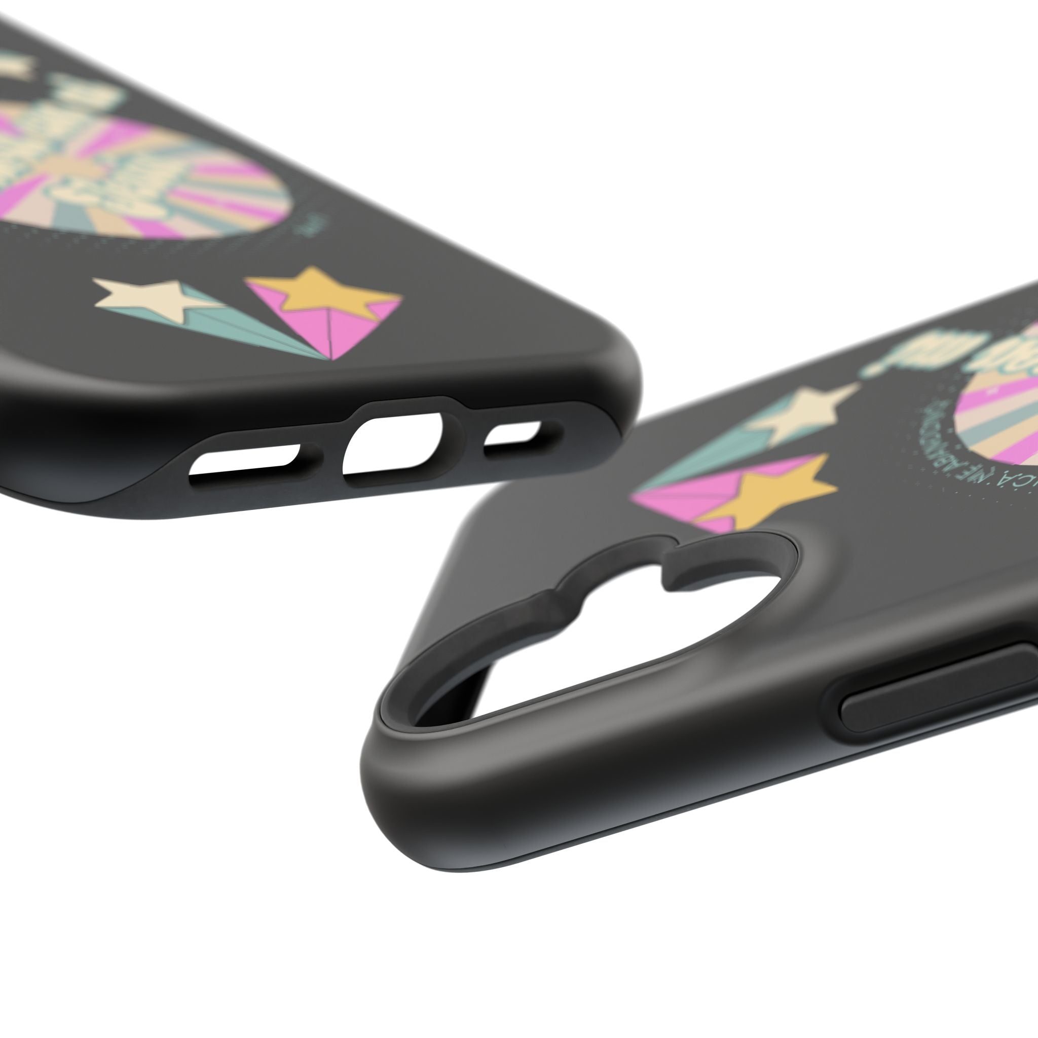 Mujeres Cover de Telefono Magnético e Impacto Resistente— "En Victoria con mi Jesús" Retro Star Design