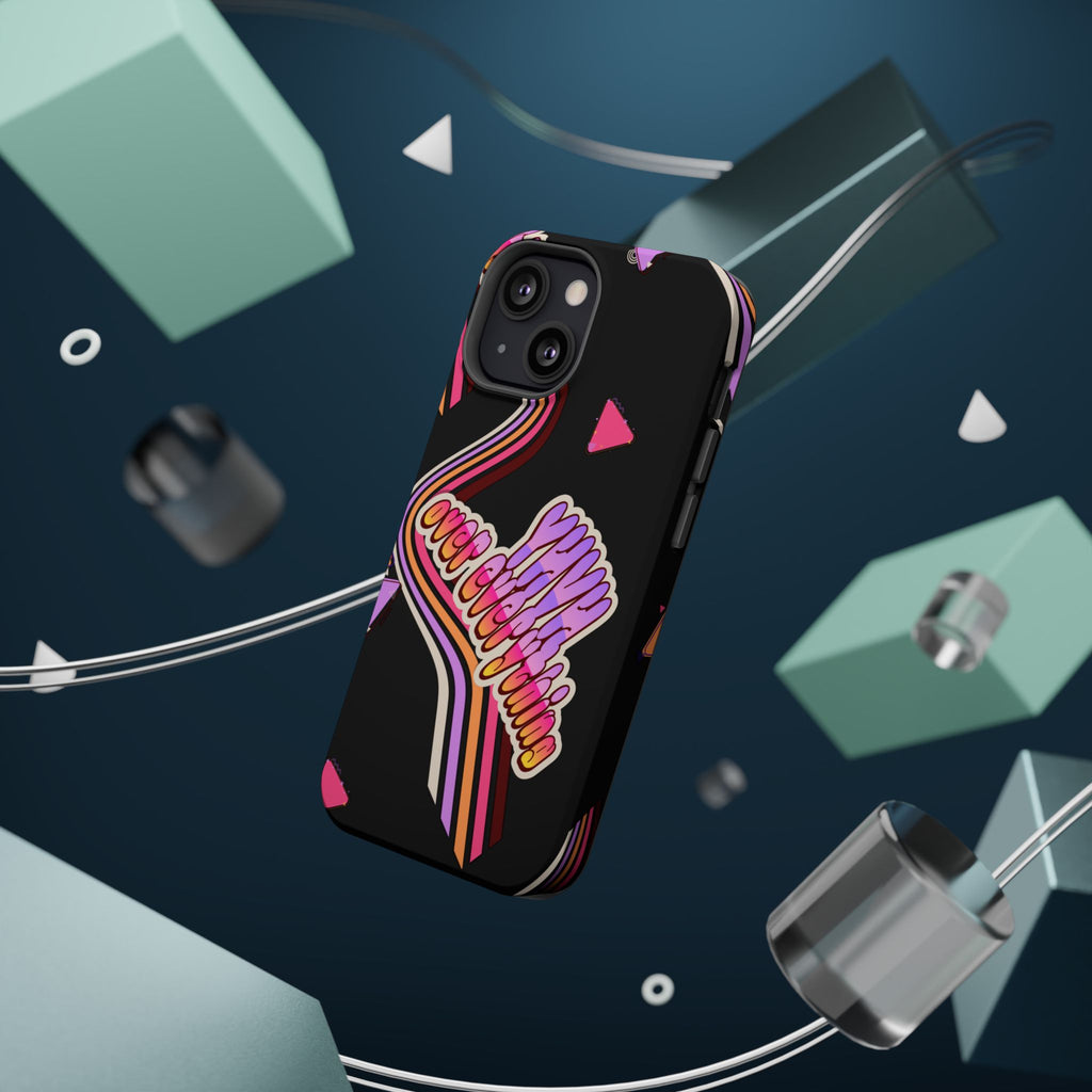 Retro 'YHVH over everything' Magnetic Phone Case — Impact-Resistant Protective Cover
