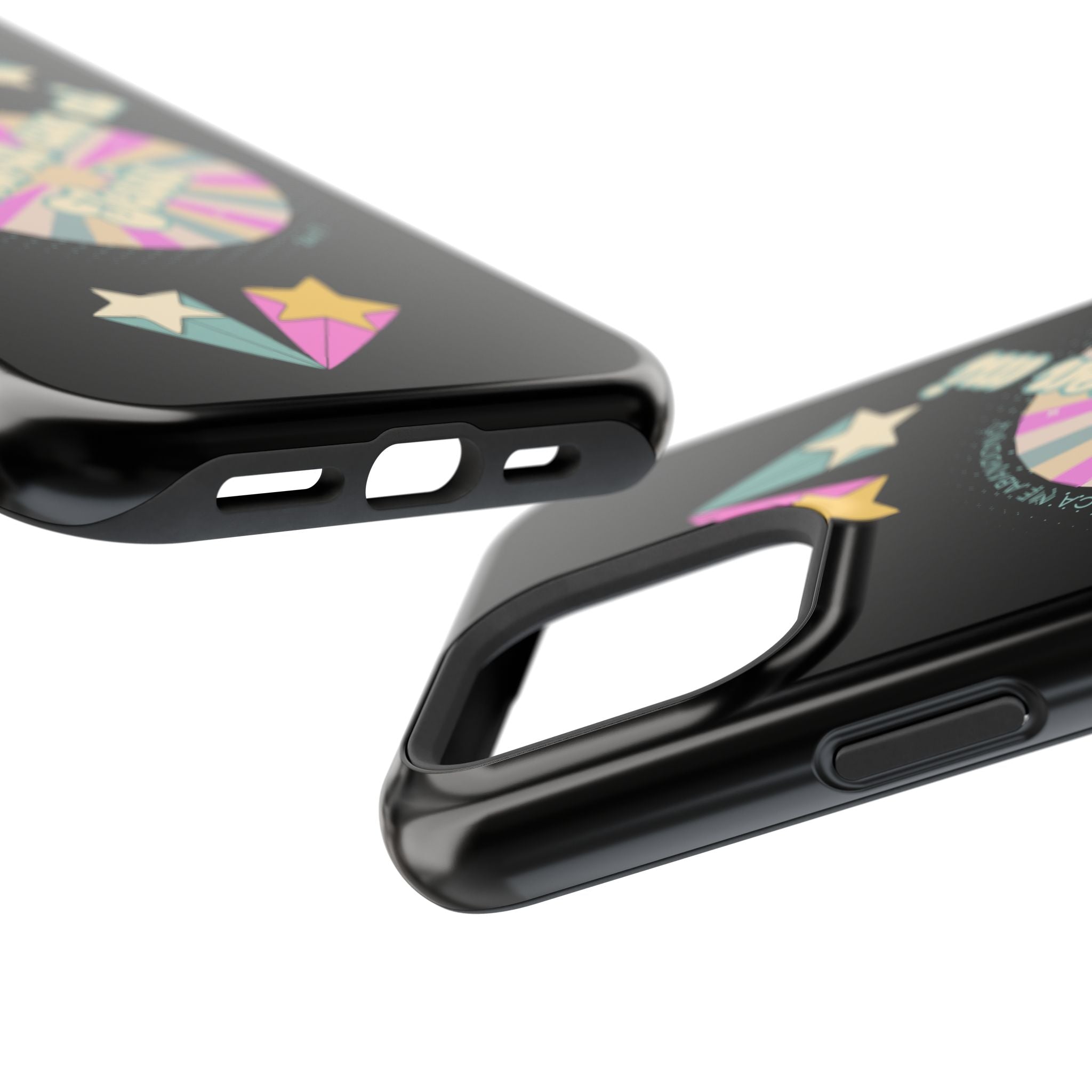 Mujeres Cover de Telefono Magnético e Impacto Resistente— "En Victoria con mi Jesús" Retro Star Design