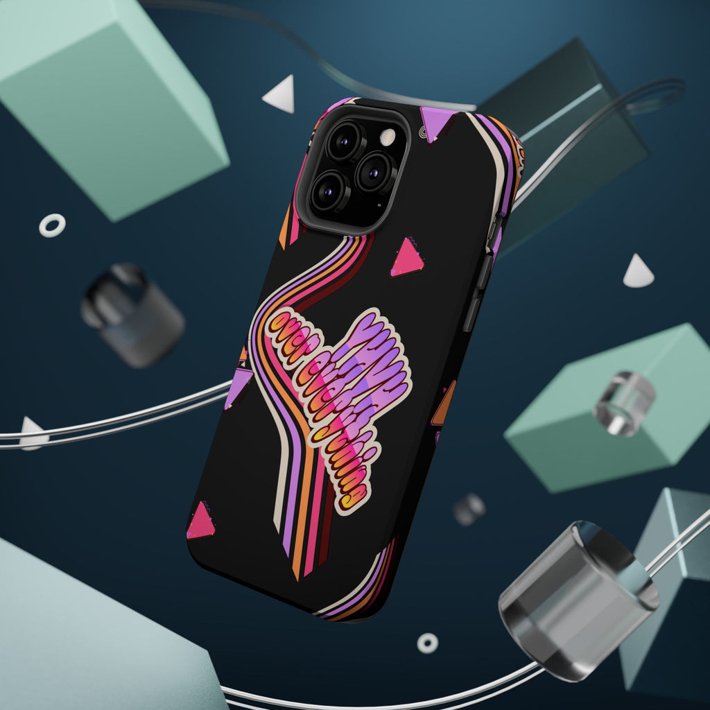 Retro 'YHVH over everything' Magnetic Phone Case — Impact-Resistant Protective Cover