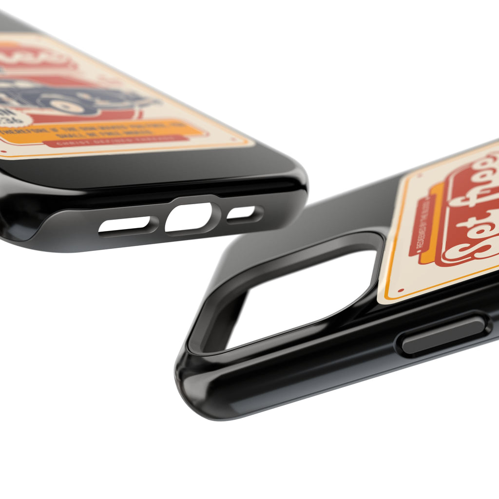 Men's 'Set free indeed' Vintage Graphic Phone Case — Magnetic Impact-Resistant