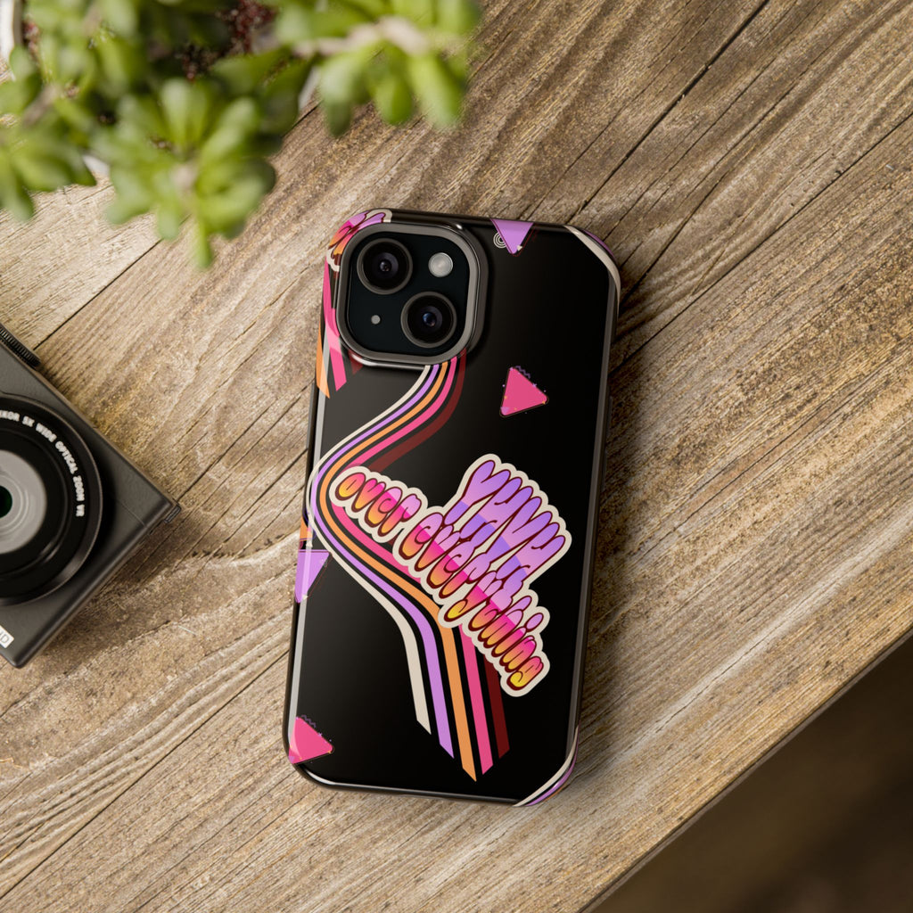Retro 'YHVH over everything' Magnetic Phone Case — Impact-Resistant Protective Cover