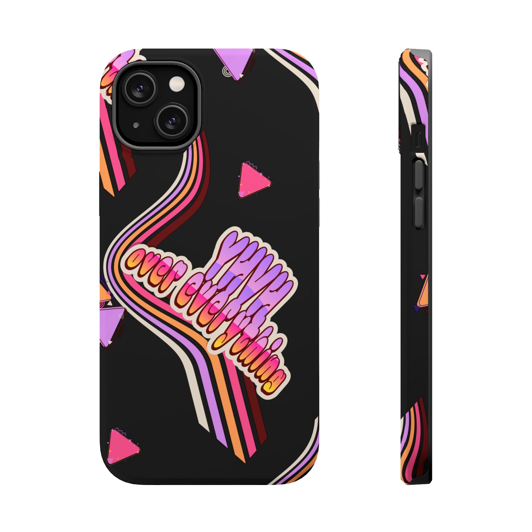 Retro 'YHVH over everything' Magnetic Phone Case — Impact-Resistant Protective Cover