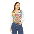 Women's John 14:6 Long Sleeve — Retro Floral 'I Found My Way to Heaven in Jesus' Shirt