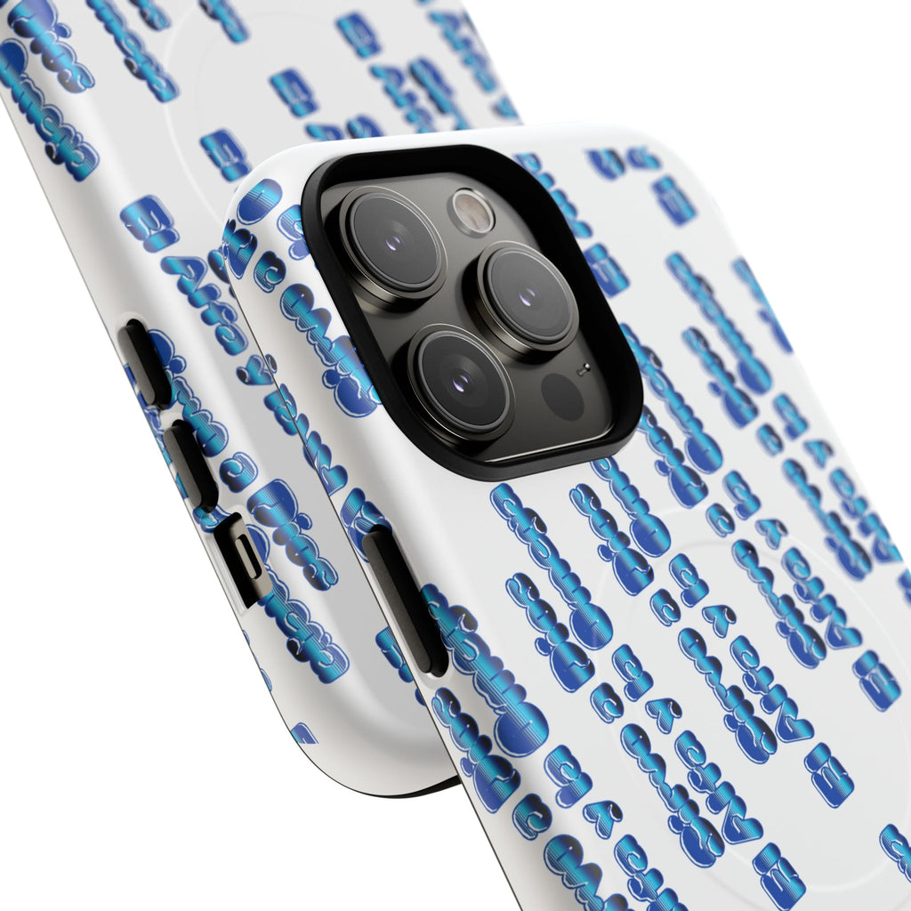 Magnetico Protección de Telefono — 'Yo sirvo a Dios el Alfa y Omega