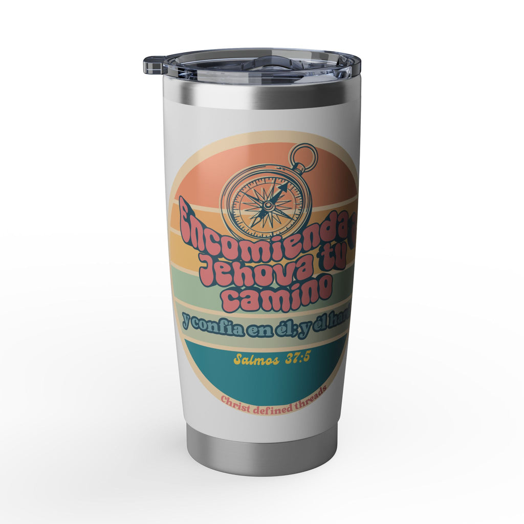 Tumbler - "Encomienda a Jehová tu camino" Diseño Feminina