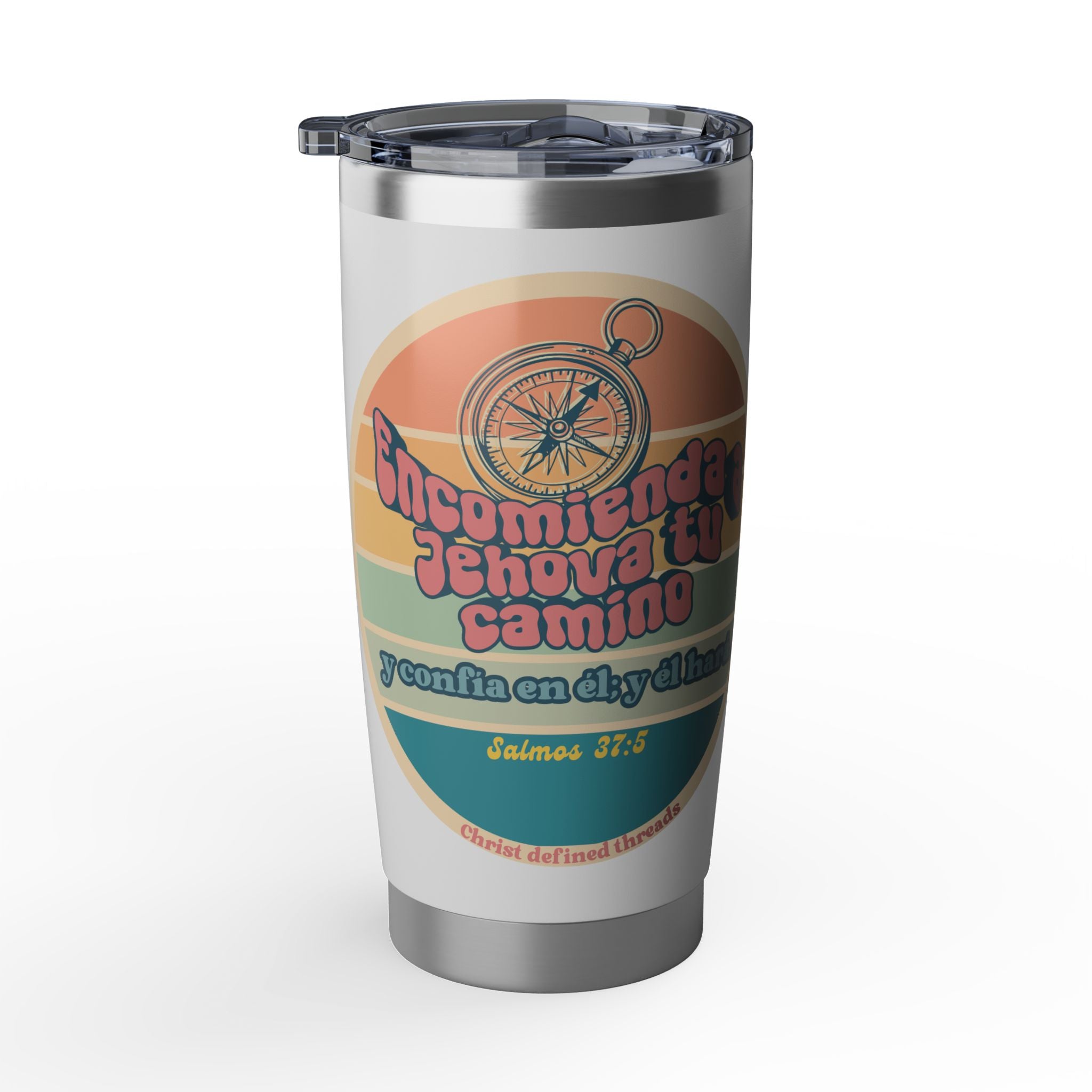 Tumbler - "Encomienda a Jehová tu camino" Diseño Feminina
