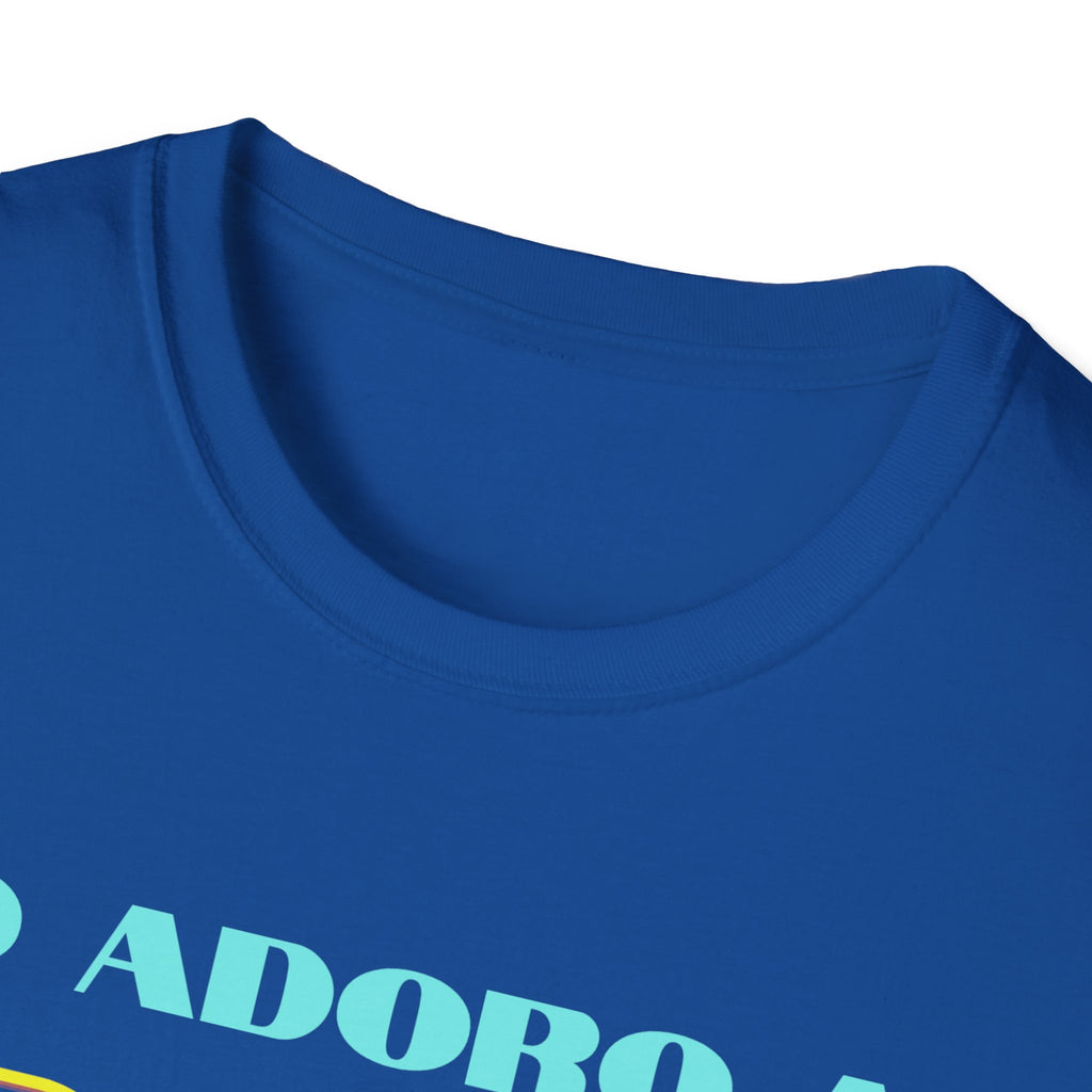 "Yo adoro al Dios verdadero" Camisa Retro —  "Y estos tres son uno" 1Juan 5:7