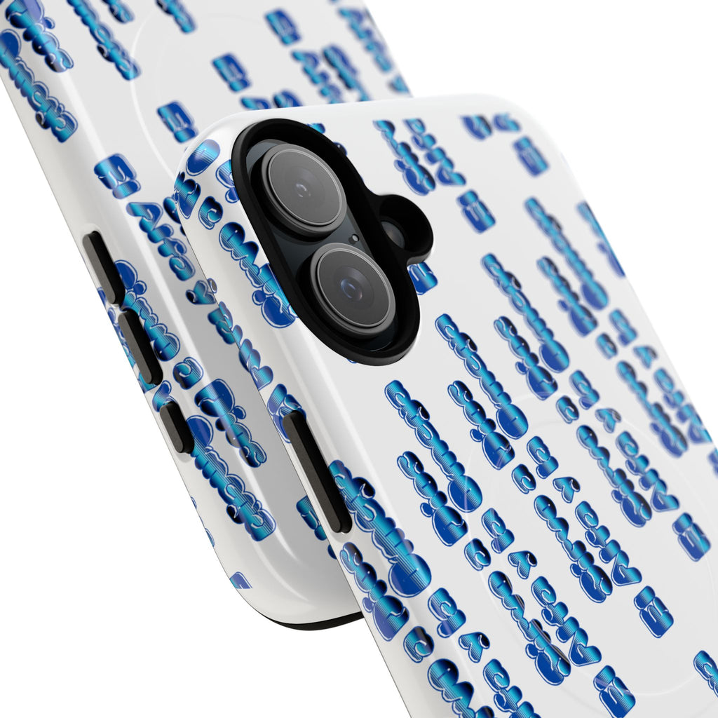 Magnetico Protección de Telefono — 'Yo sirvo a Dios el Alfa y Omega