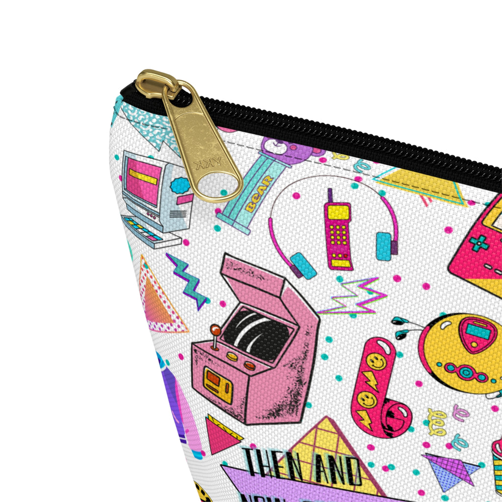 "Then and now God is good" Accessory Pouch — 80's & 90's nostalgia Graphic Bag