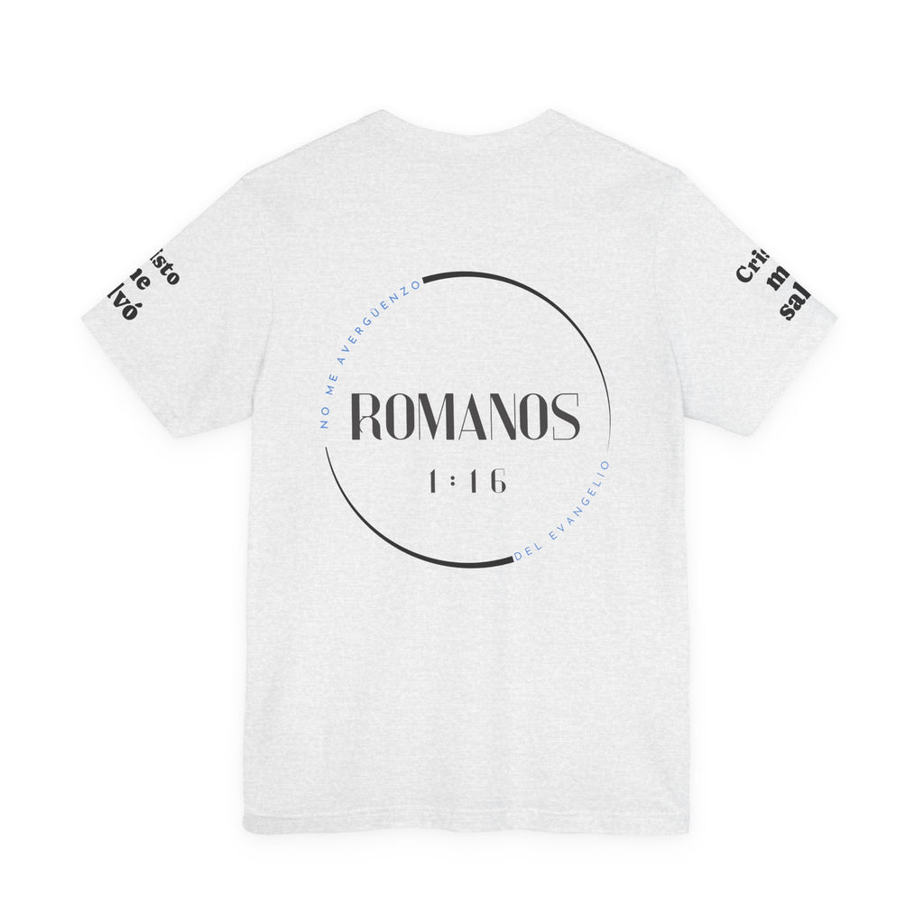 Romanos 1:16 Camisa de Hombres  — "Nueva Generación" Faith T‑Shirt