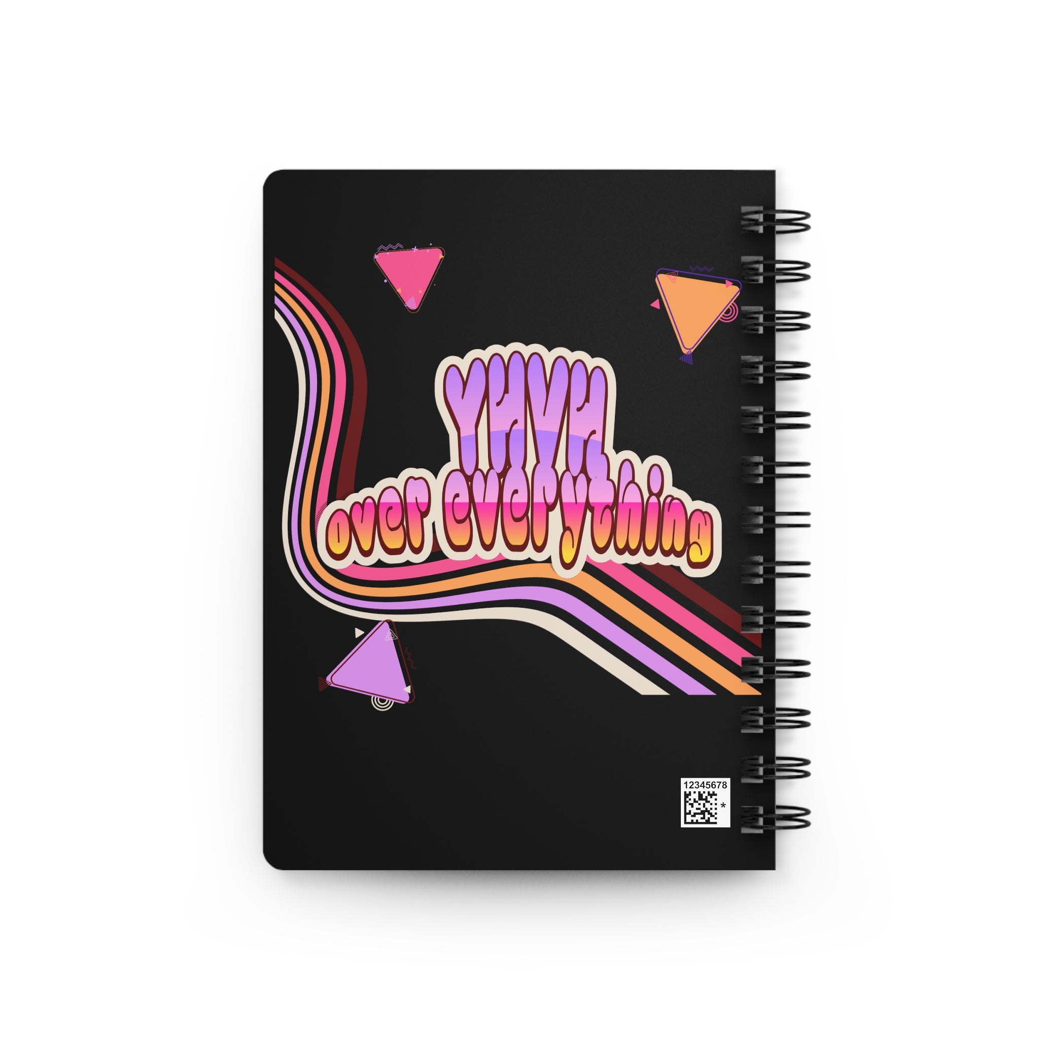 Women's Retro 'YHVH over everything' Spiral Journal