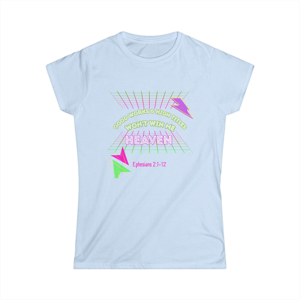 Woman's "Good works" Retro Tee— Ephesians 2:1-12 Retro Christian T-Shirt
