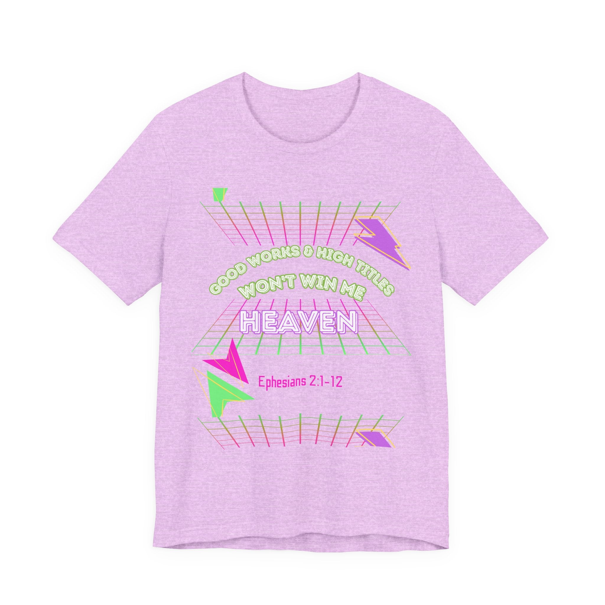 Woman's "Good works" Retro Tee— Ephesians 2:1-12 Retro Christian T-Shirt