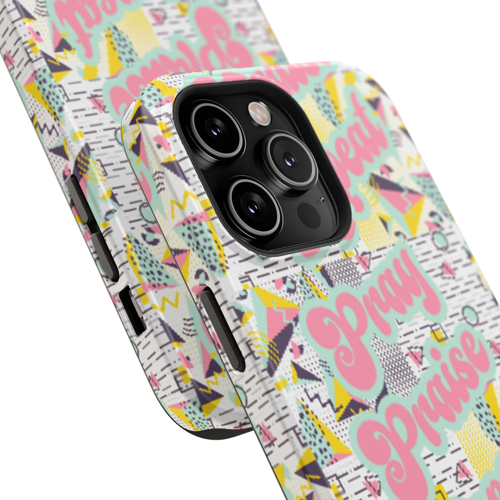 Retro Pray Praise Repeat Women's  Phone Case- Impact-Resistant Cases