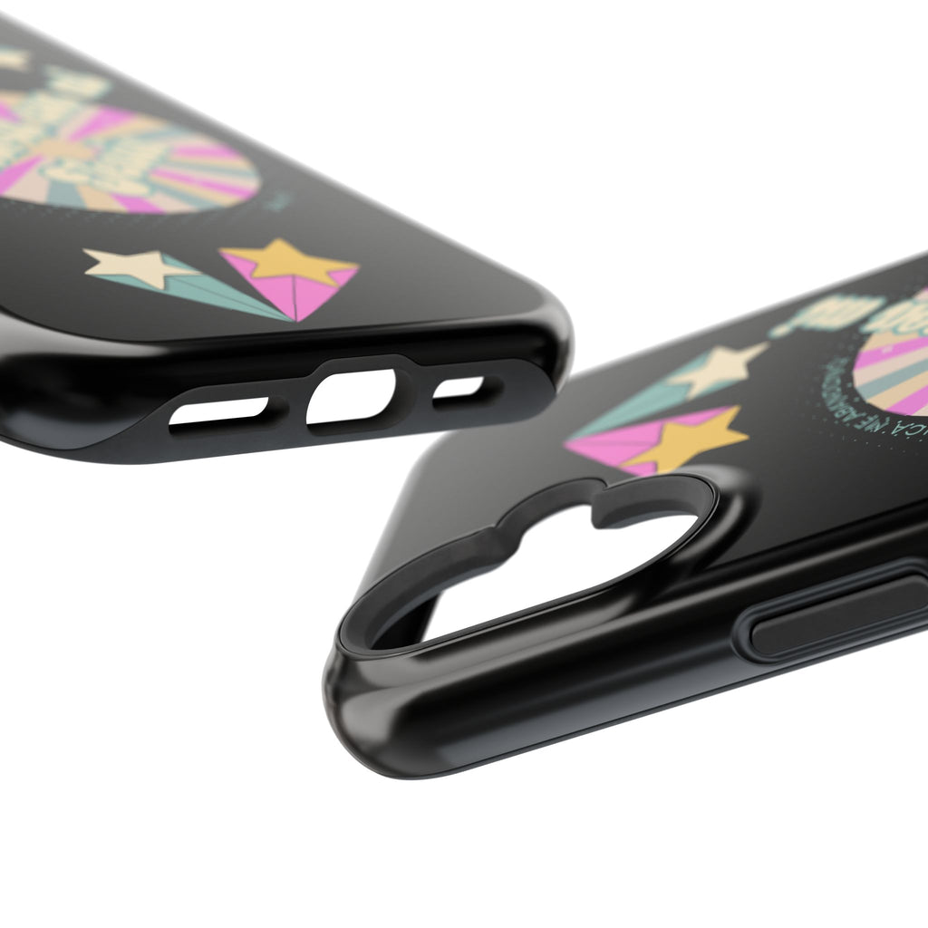 Mujeres Cover de Telefono Magnético e Impacto Resistente— "En Victoria con mi Jesús" Retro Star Design