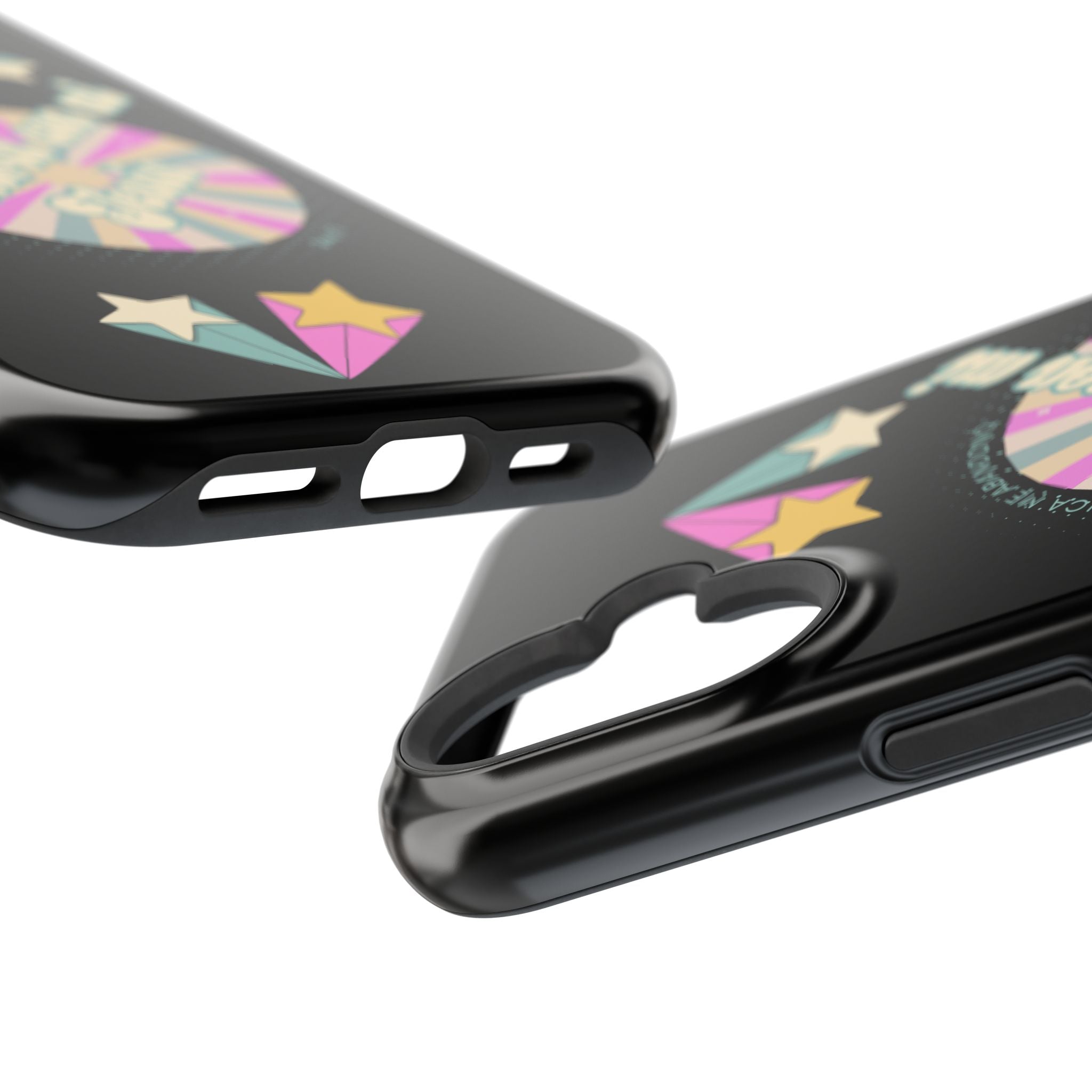 Mujeres Cover de Telefono Magnético e Impacto Resistente— "En Victoria con mi Jesús" Retro Star Design