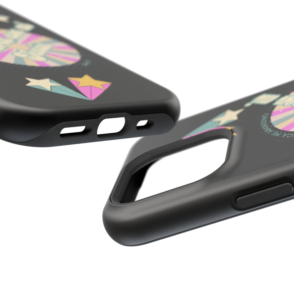 Mujeres Cover de Telefono Magnético e Impacto Resistente— "En Victoria con mi Jesús" Retro Star Design