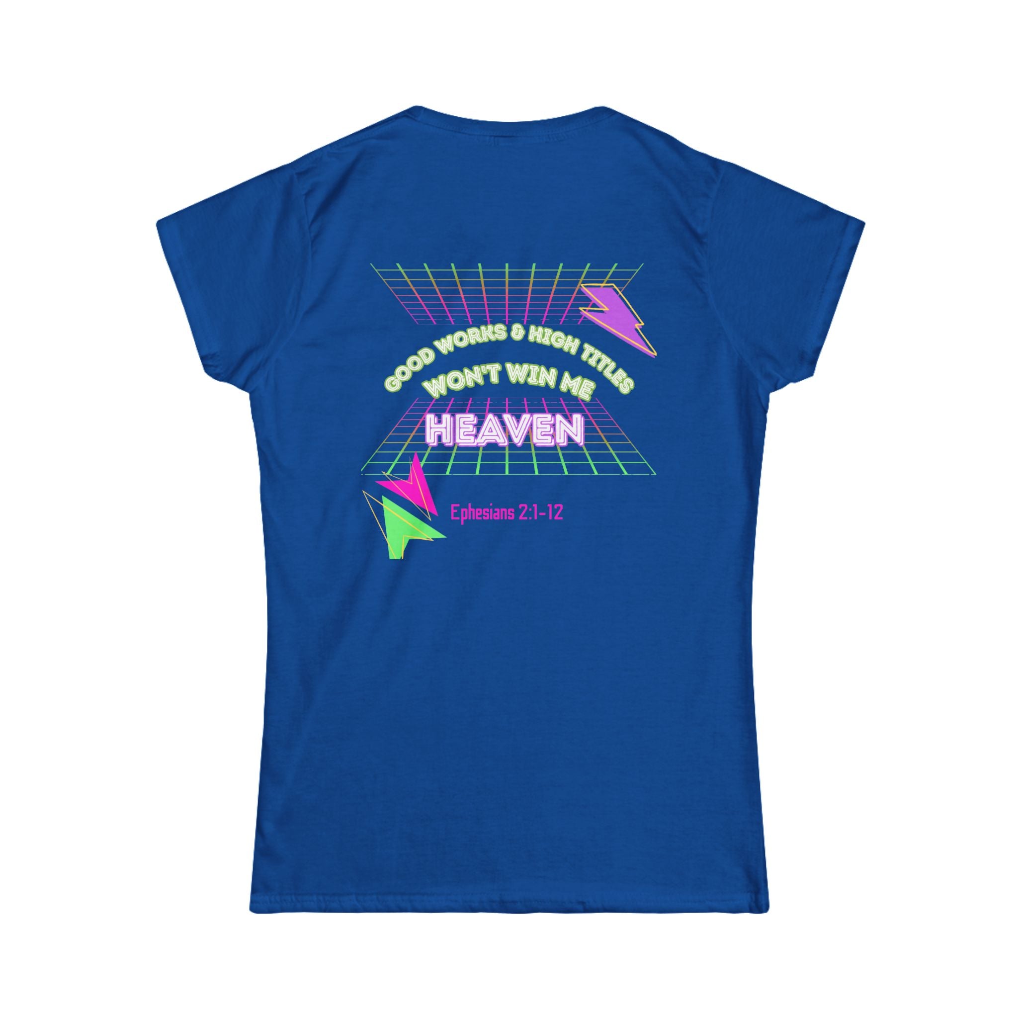 Woman's "Good works" Retro Tee— Ephesians 2:1-12 Retro Christian T-Shirt